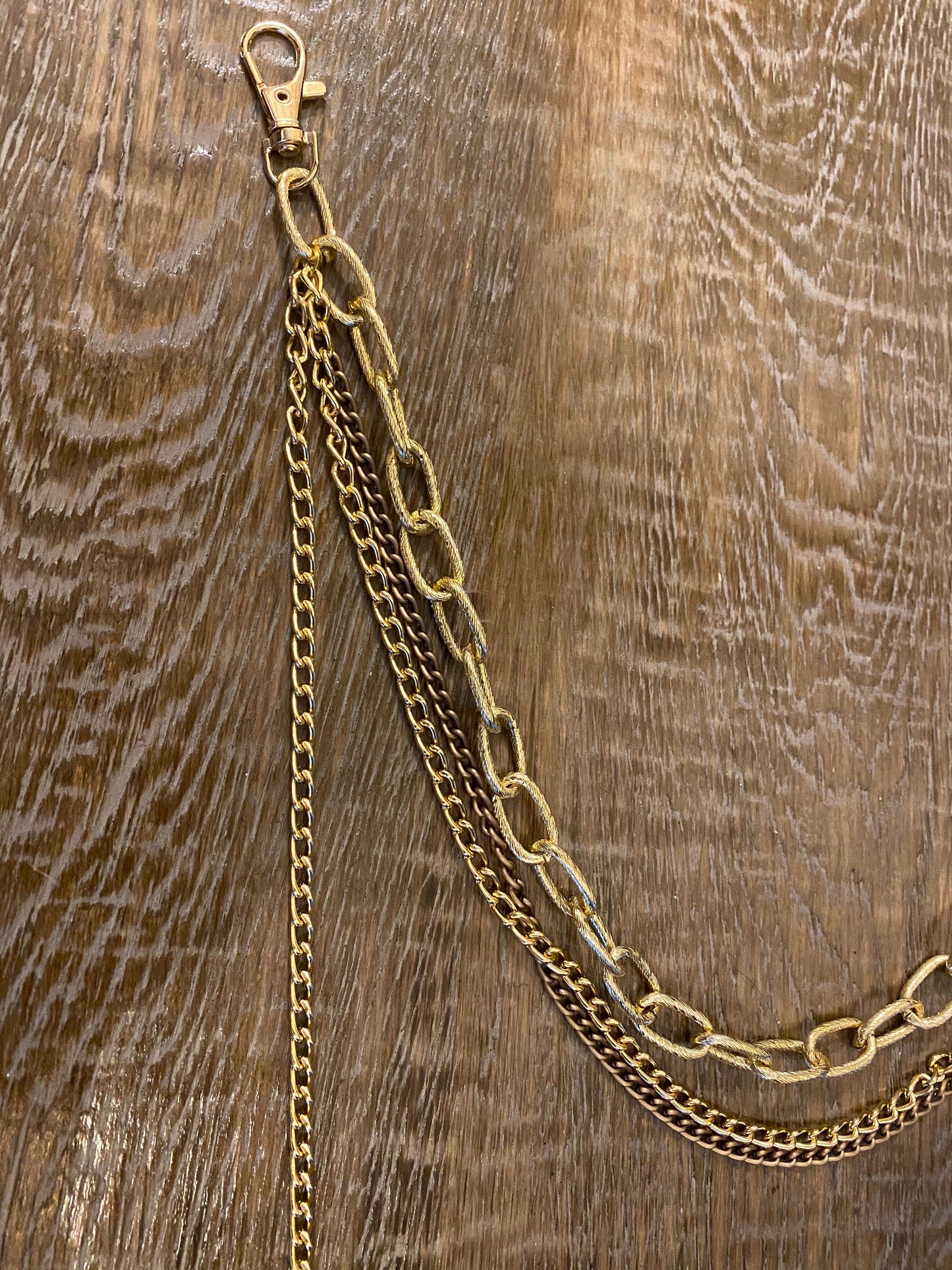 Jeans Chain, Gold Layered Chain, Body Chain, Elegant Jeans Chain, Bag Chain, Festival, Gold, Fashionable, Fashion, FAN Design