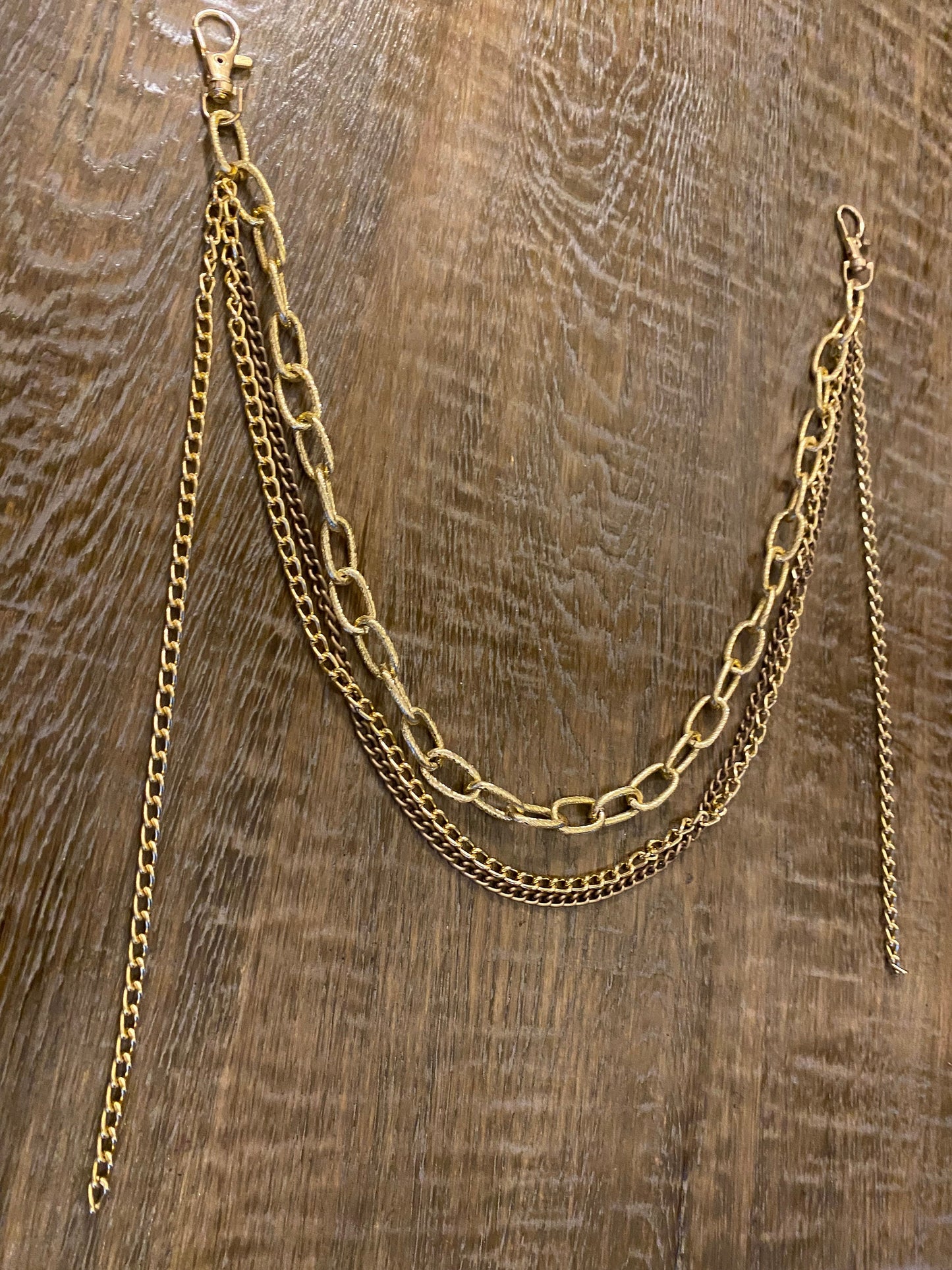 Jeans Chain, Gold Layered Chain, Body Chain, Elegant Jeans Chain, Bag Chain, Festival, Gold, Fashionable, Fashion, FAN Design