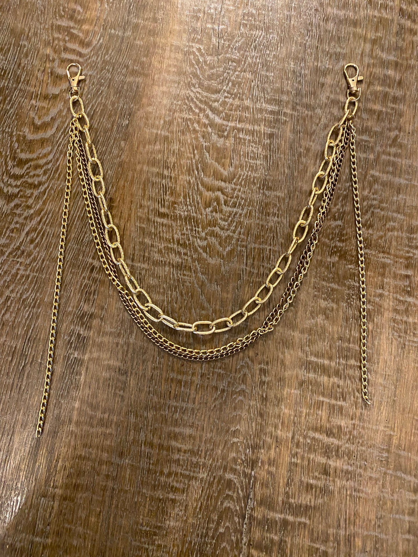 Jeans Chain, Gold Layered Chain, Body Chain, Elegant Jeans Chain, Bag Chain, Festival, Gold, Fashionable, Fashion, FAN Design