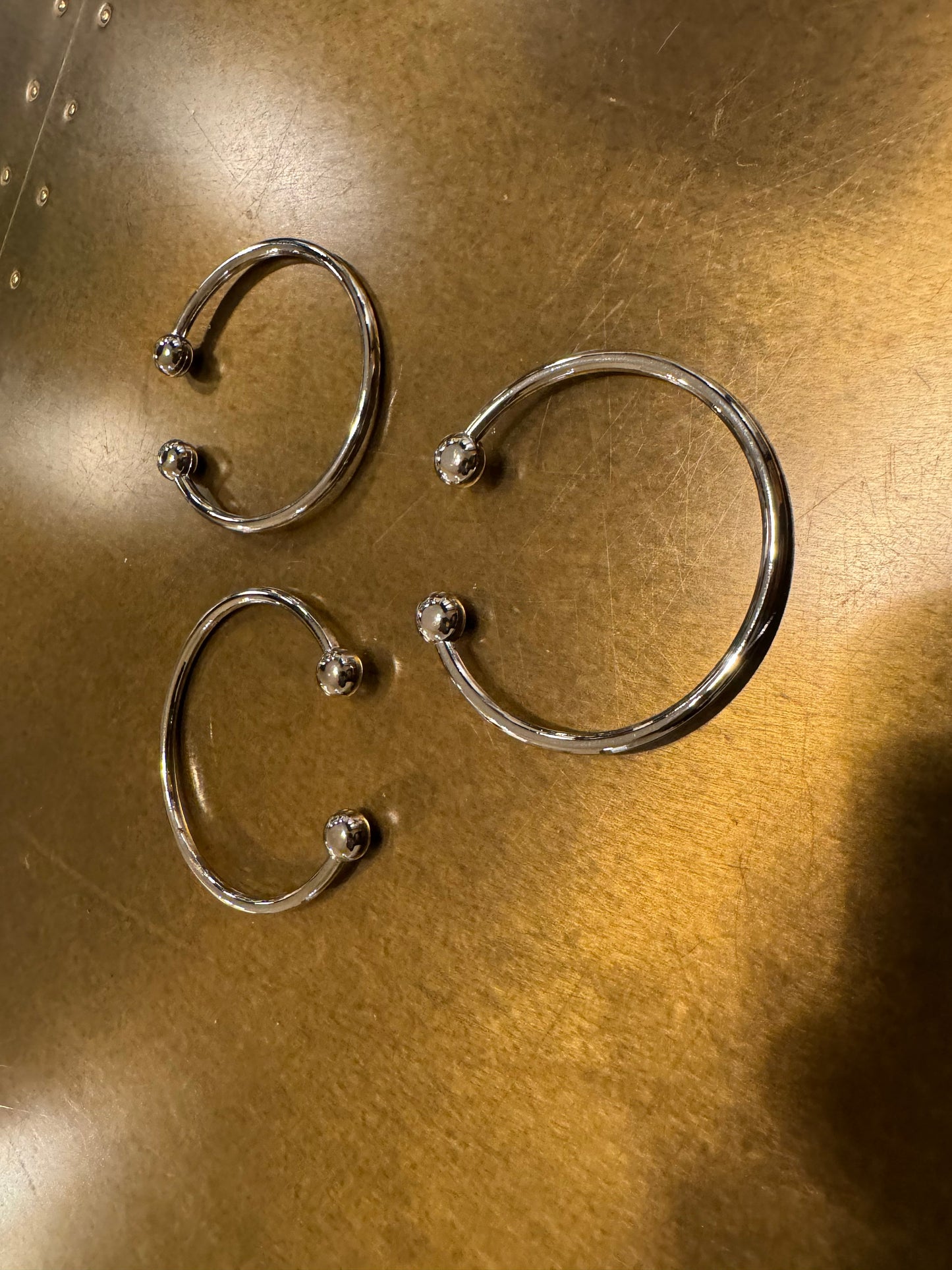 Rings, Metal Rings, Buckle, Silver Colour, Swimwear, Clothing