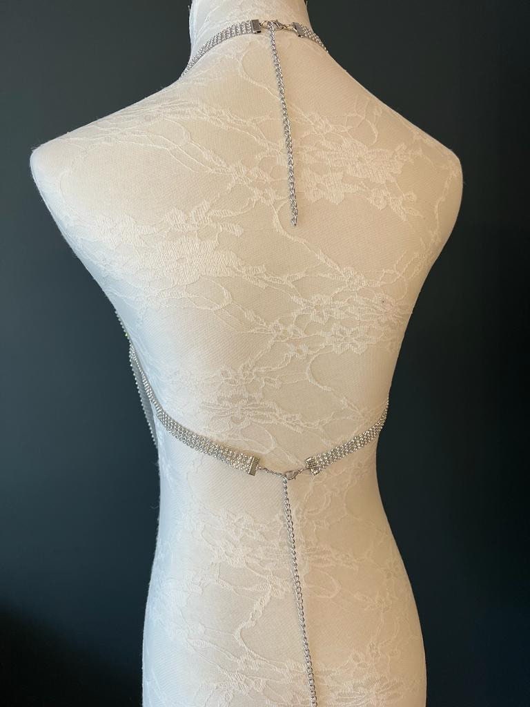 Rhinestone Cowl Cami, diamanté crystal Cowl Cami, diamanté chain mail top, party, club wear, UK Sizes 6-14, Fan Fashion Collection