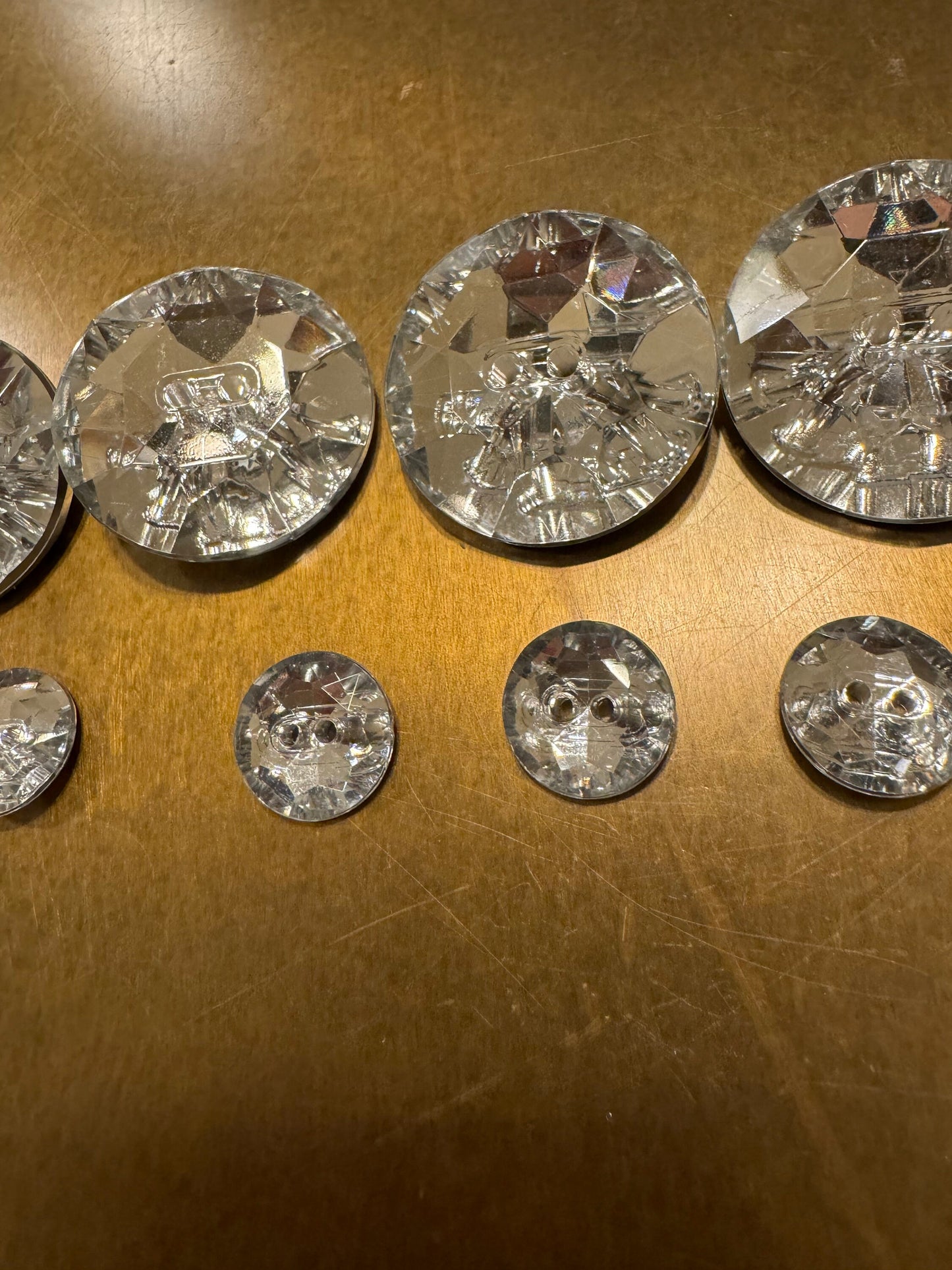 Jewel Buttons, Shiny Silver Buttons, Bags, Clothing, Crafts