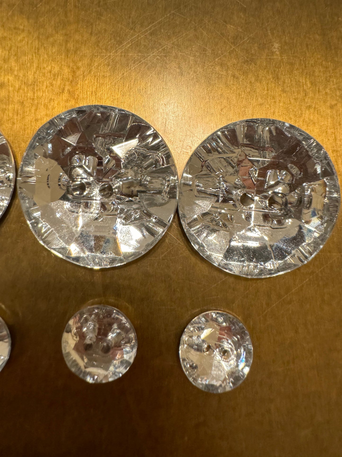Jewel Buttons, Shiny Silver Buttons, Bags, Clothing, Crafts