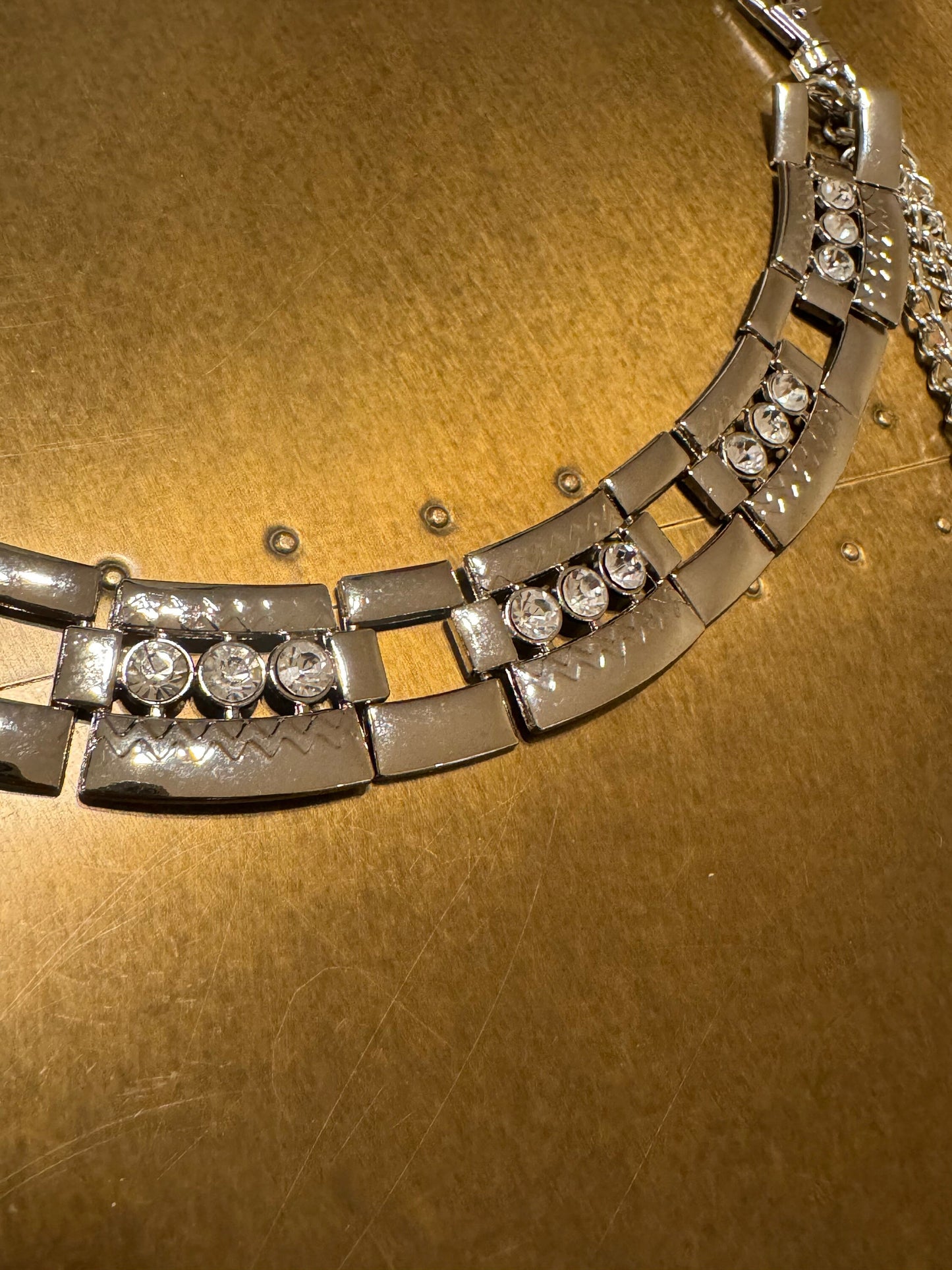 Handmade Rhinestone Jeans Chain, Silver Metal Bag Chain, Festival Fashion