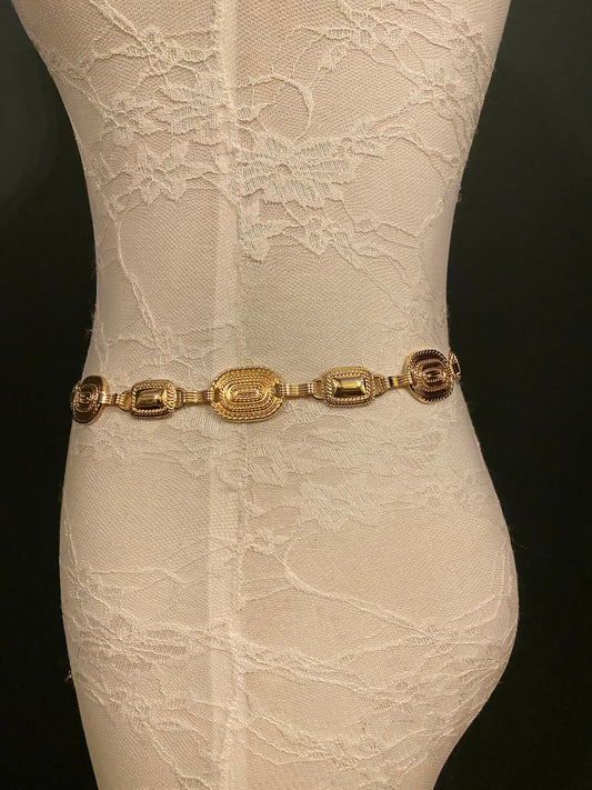 X-long Metal Disc Belt, Alloy Metal High Quality Belt, Gold, Silver, Antique Brass, Gunmetal, UK Size 2-38
