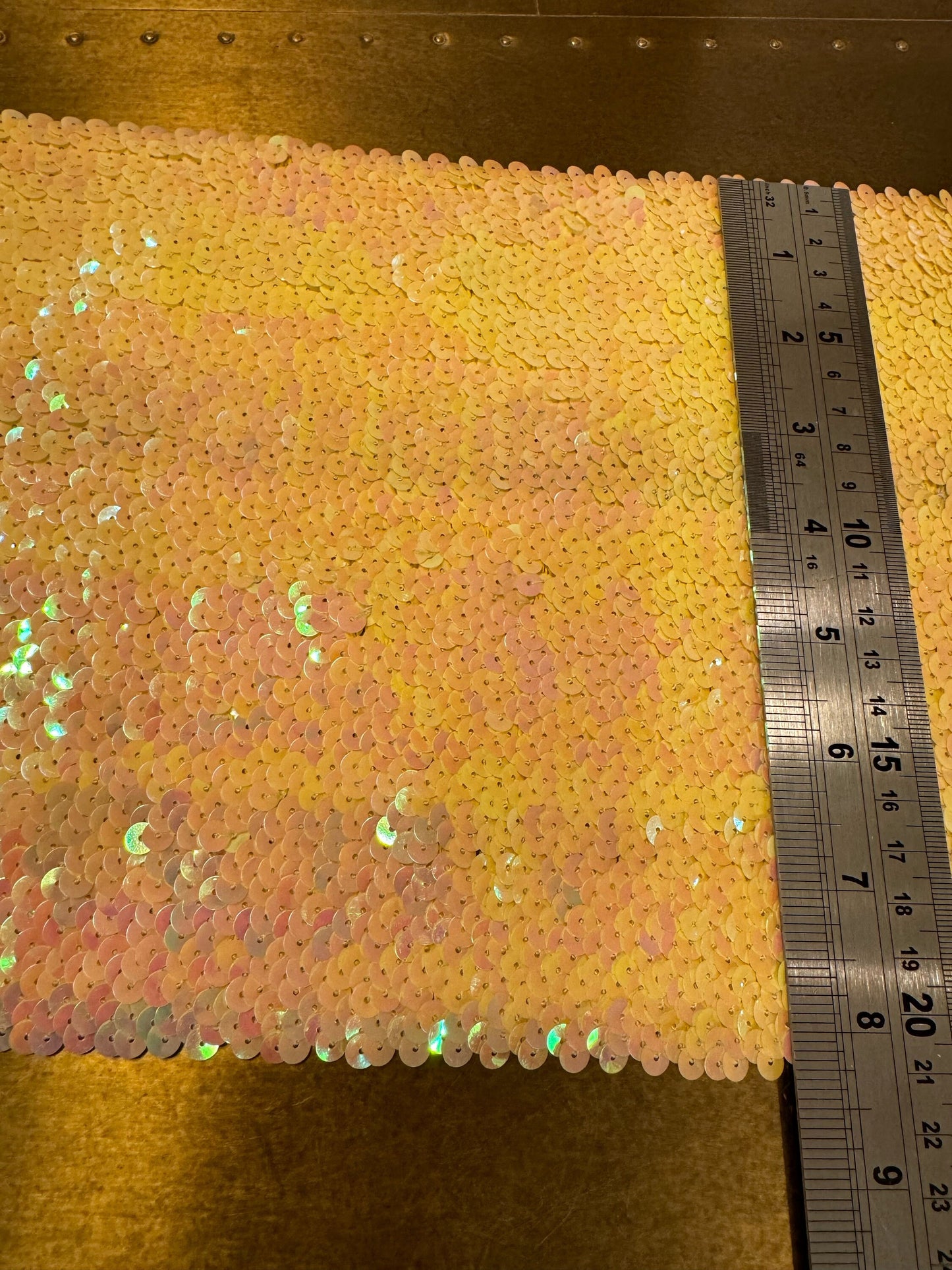 8” Wide Stretch Sequin Band, 13” Stretch Sequins Flat Round Shape/Perfect for Bandeaus Making & Costume Making, 11 colours, Elastic Sequin