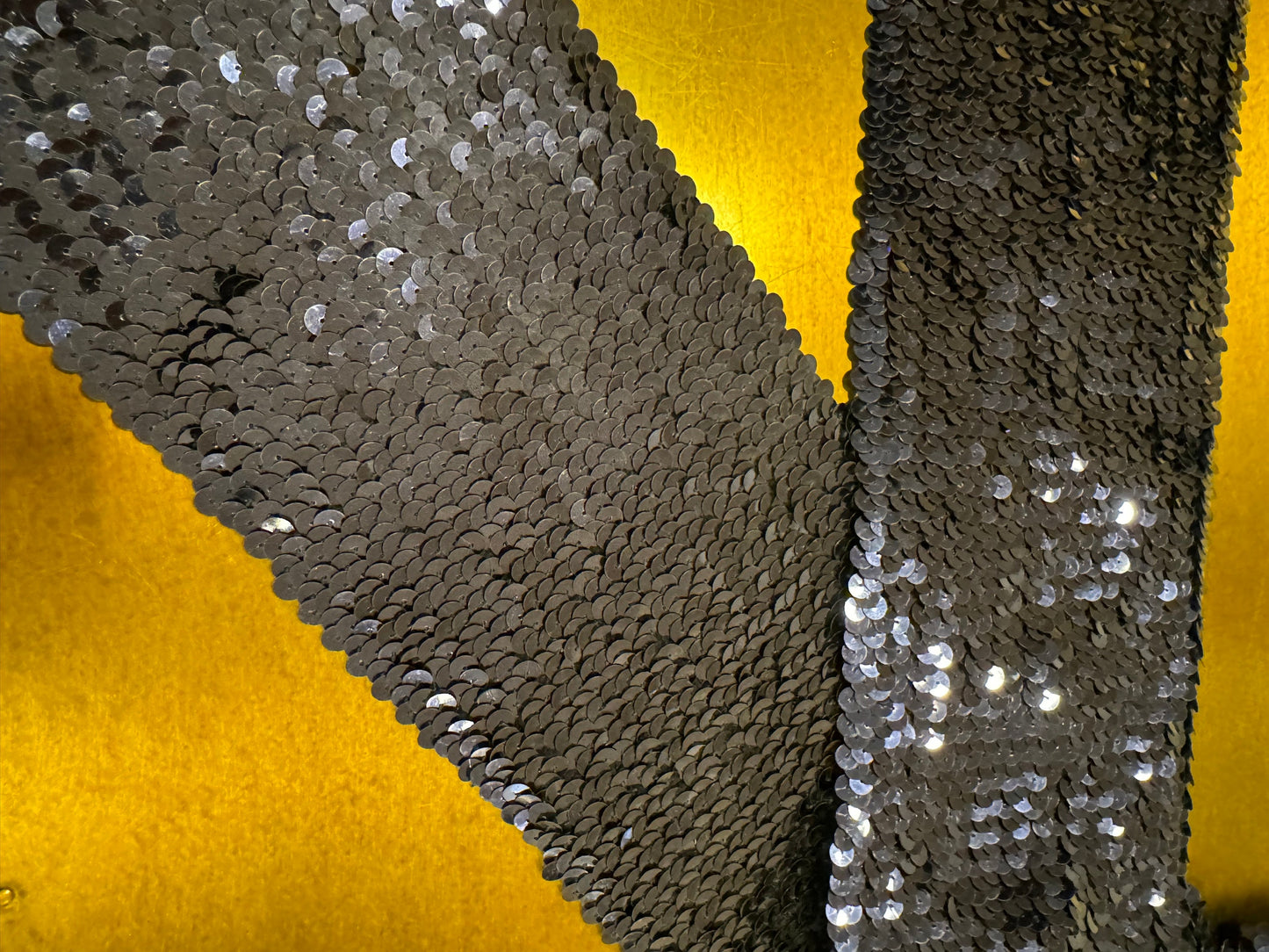 8” Wide Stretch Sequin Band, 13” Stretch Sequins Flat Round Shape/Perfect for Bandeaus Making & Costume Making, 11 colours, Elastic Sequin
