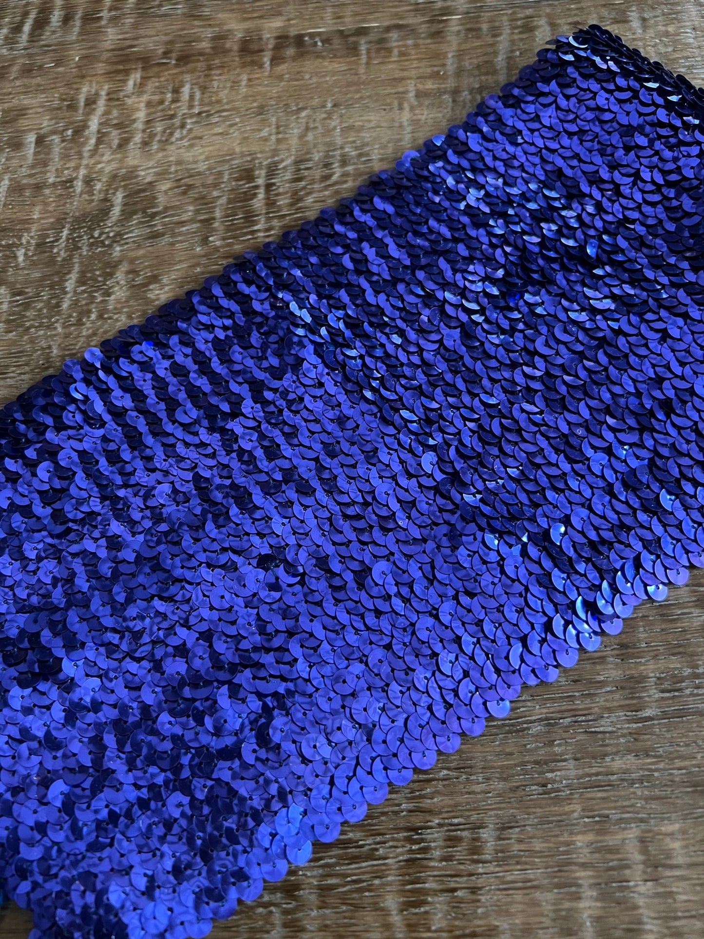 8” Wide Stretch Sequin Band, 13” Stretch Sequins Flat Round Shape/Perfect for Bandeaus Making & Costume Making, 11 colours, Elastic Sequin