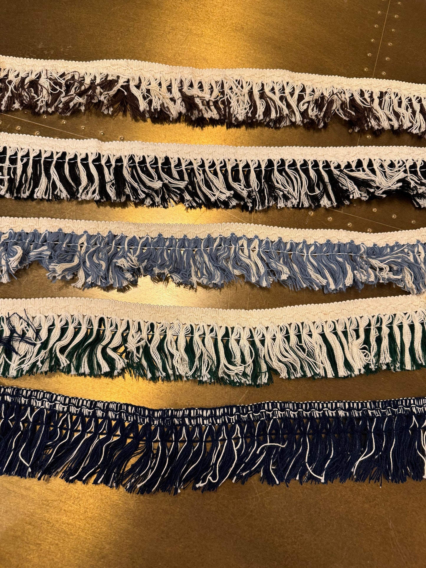 Fringe, Cotton Fringe, Tassel, Blanket Fringe, 6 Colours, Furnishings, Craft, Lace, Clothing