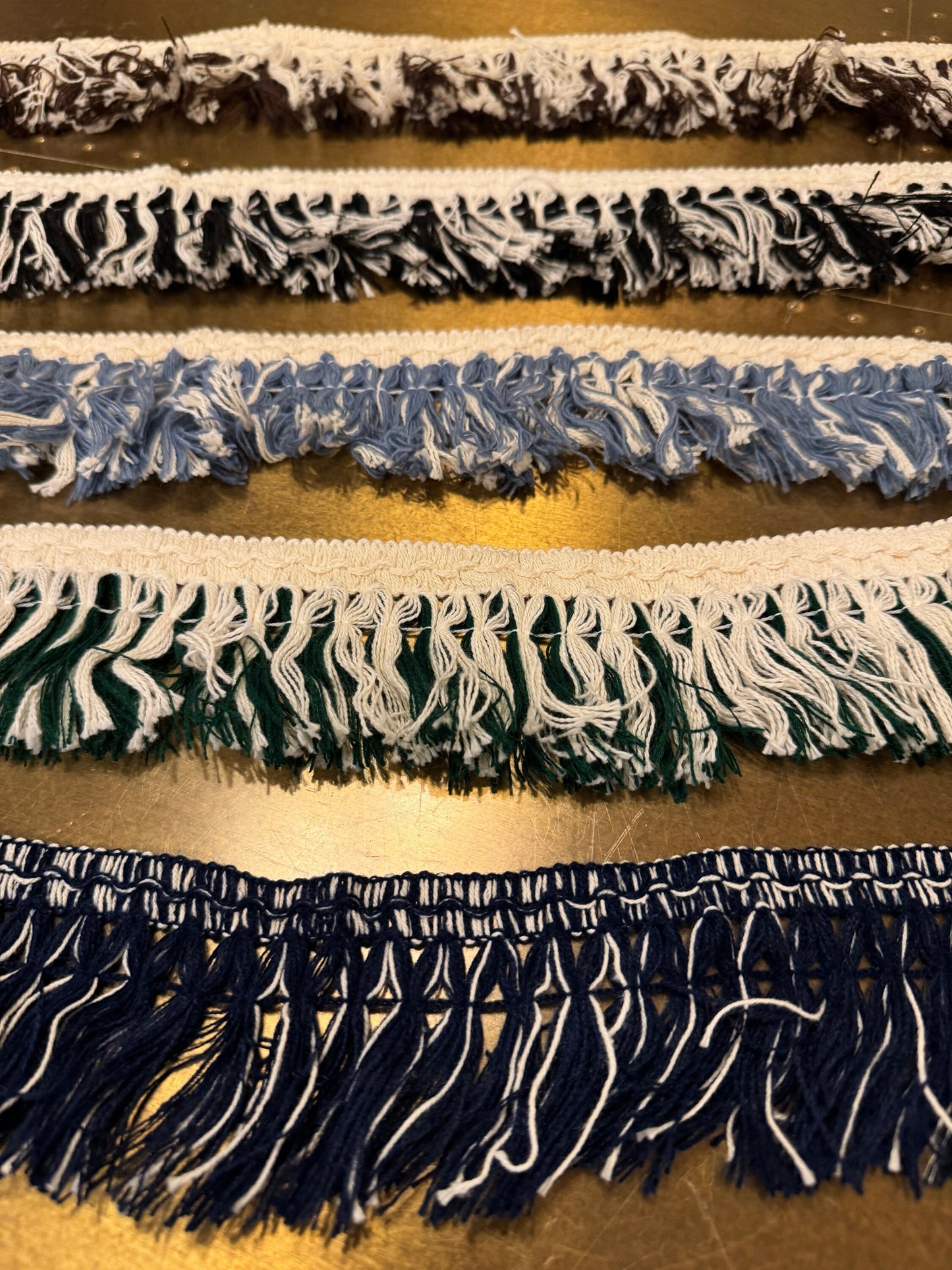 Fringe, Cotton Fringe, Tassel, Blanket Fringe, 6 Colours, Furnishings, Craft, Lace, Clothing