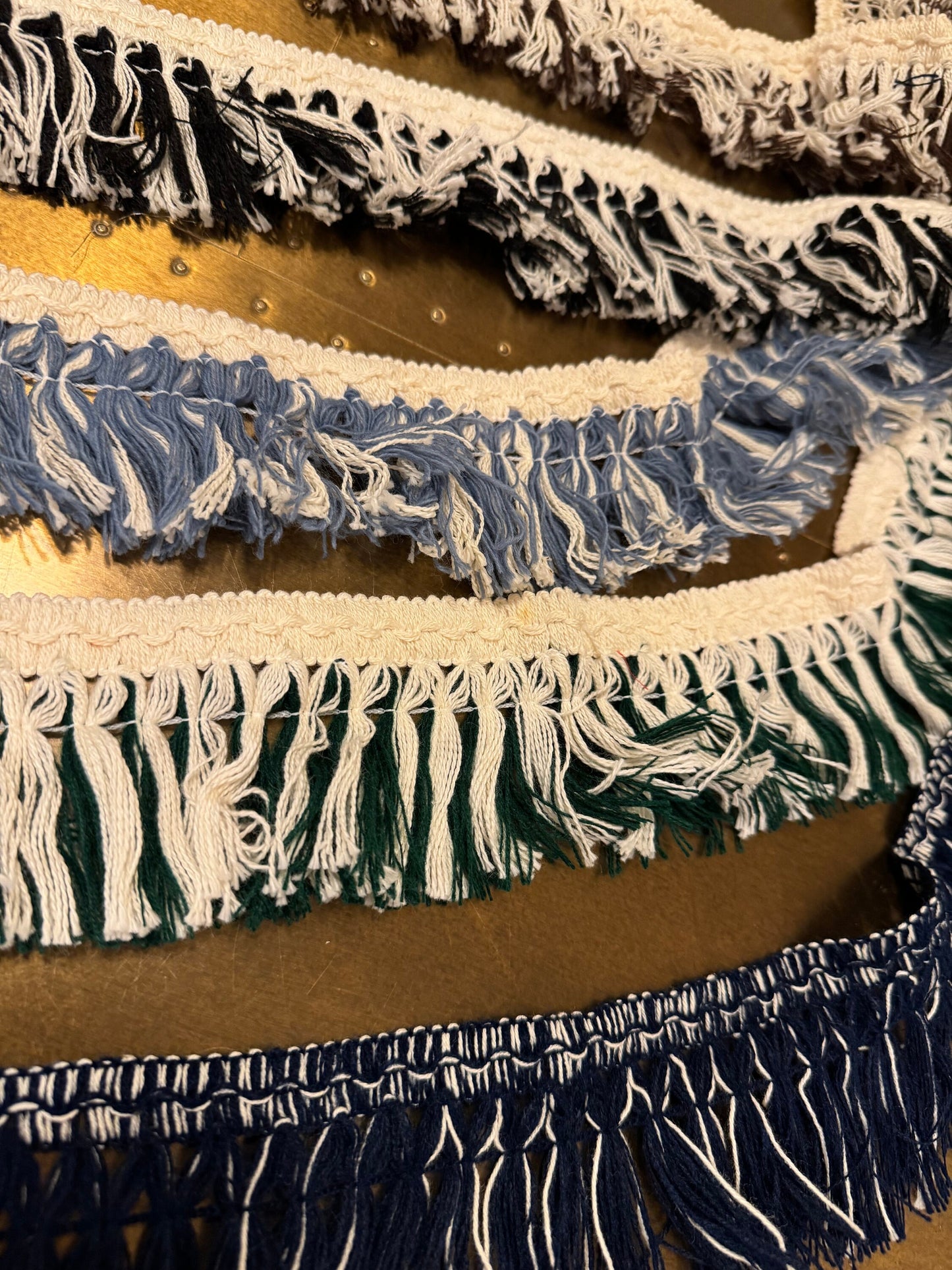 Fringe, Cotton Fringe, Tassel, Blanket Fringe, 6 Colours, Furnishings, Craft, Lace, Clothing