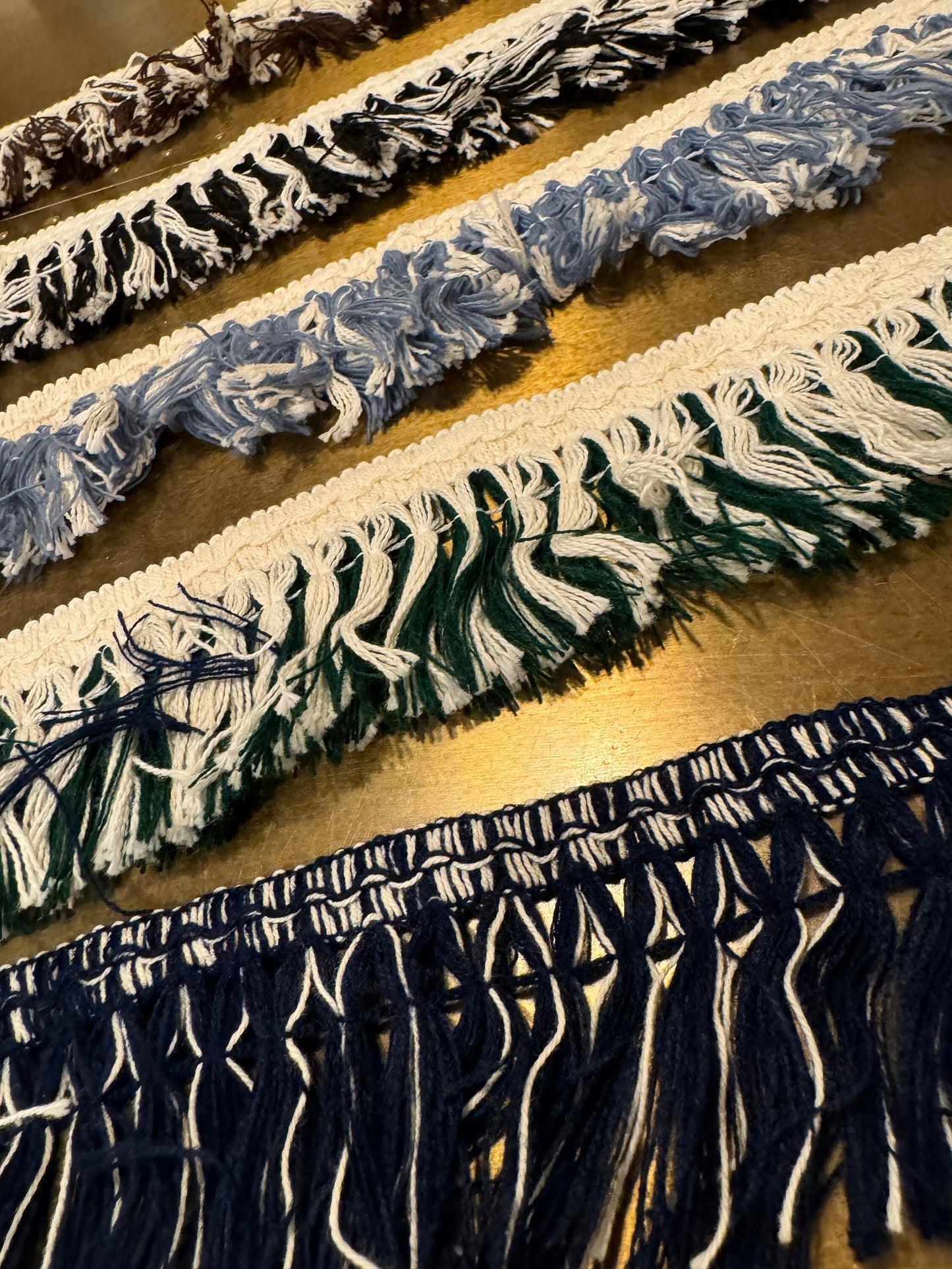 Fringe, Cotton Fringe, Tassel, Blanket Fringe, 6 Colours, Furnishings, Craft, Lace, Clothing