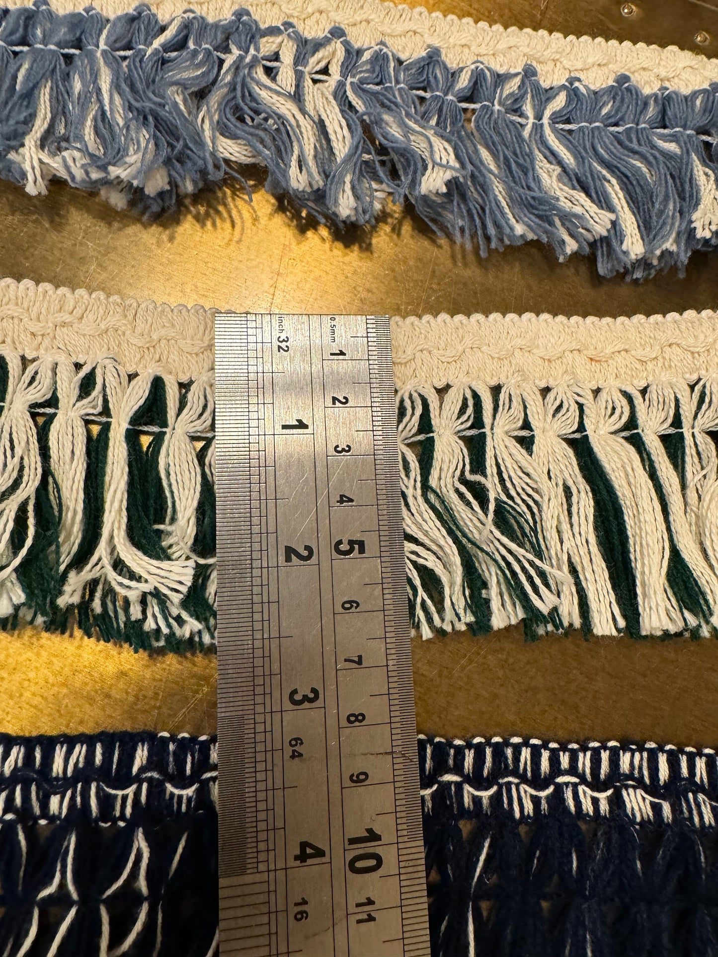 Fringe, Cotton Fringe, Tassel, Blanket Fringe, 6 Colours, Furnishings, Craft, Lace, Clothing