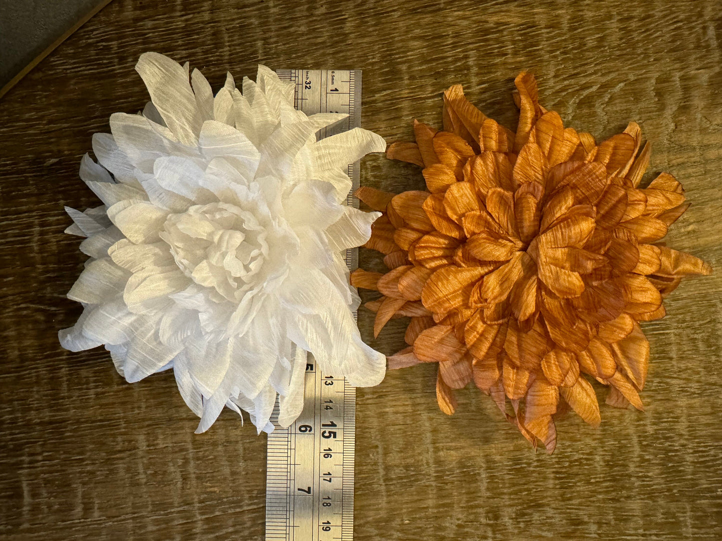 Corsage Flower, Pin on Flower, Corsage Brooch, Lace Corsage, Ivory, Brown Rust, Fashion FAN Design