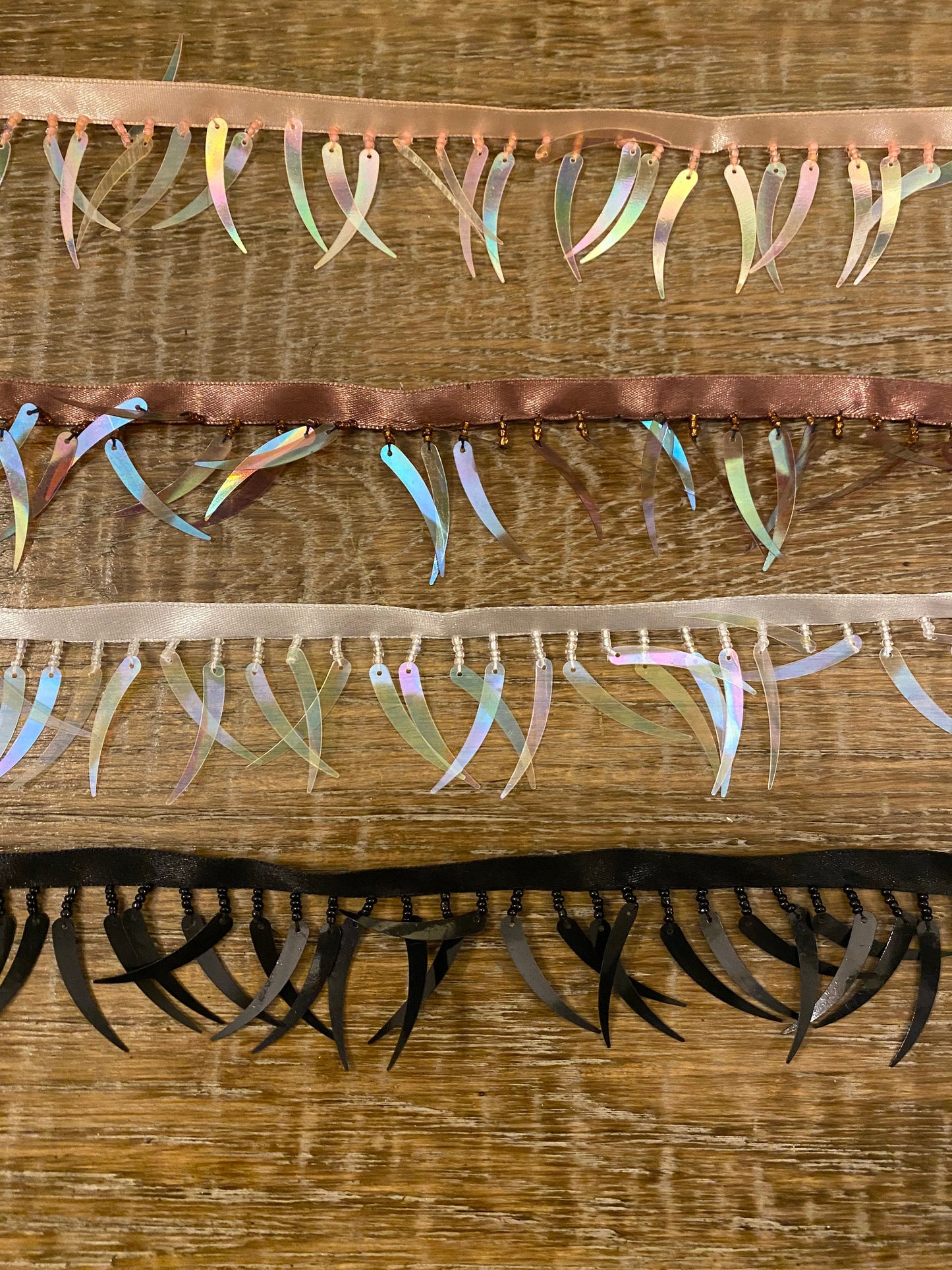 Sequin Fringe, Ribbon, Sequins, Iridescent Sequins, Top, Dance, Festival, Costume