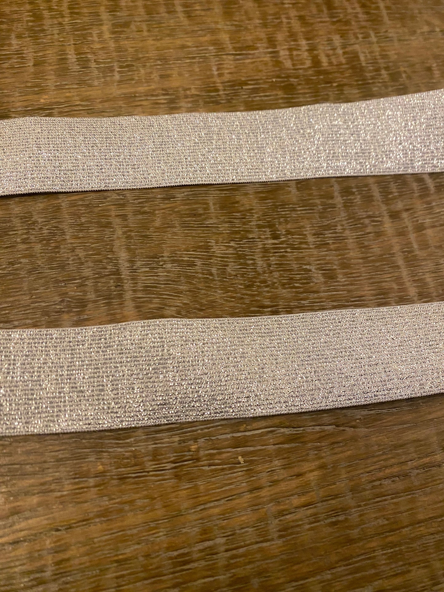 4cm Wide Lurex Elastic, Knitted Lurex Elastic, Silver Elastic, Swimwear, clothing, Crafts