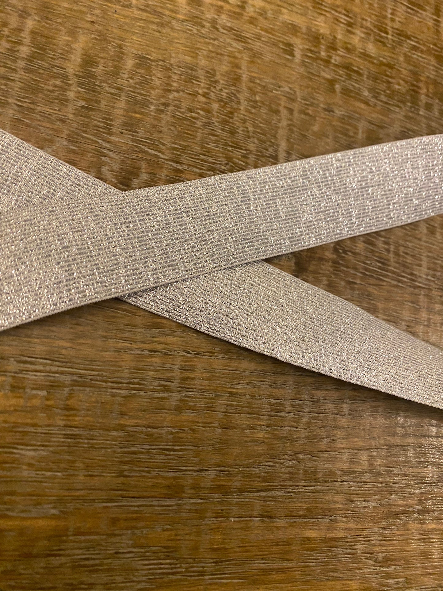 4cm Wide Lurex Elastic, Knitted Lurex Elastic, Silver Elastic, Swimwear, clothing, Crafts