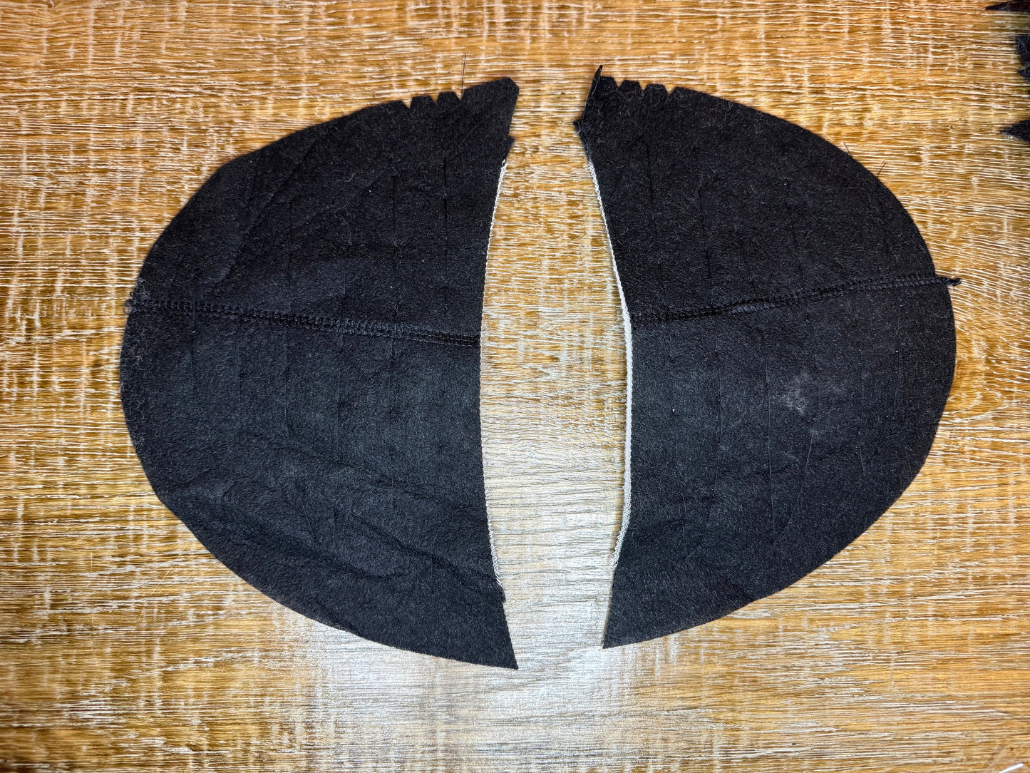 Pair shoulder pads for high fashion look, shaped for tailored jackets, padding, couture, tailoring, epaulette, vintage, 6”x10”