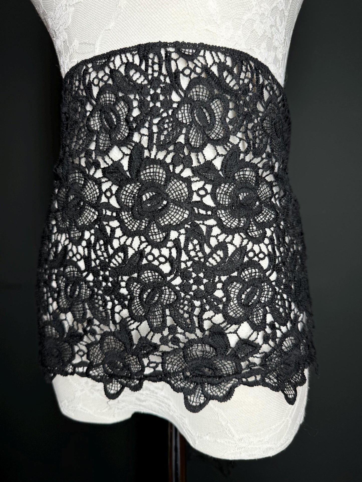Lace Trim, 10” Wide Lace, Colourn Lace, 25cm Wide, High Quality, Dense, Dresses, Tops, Lace
