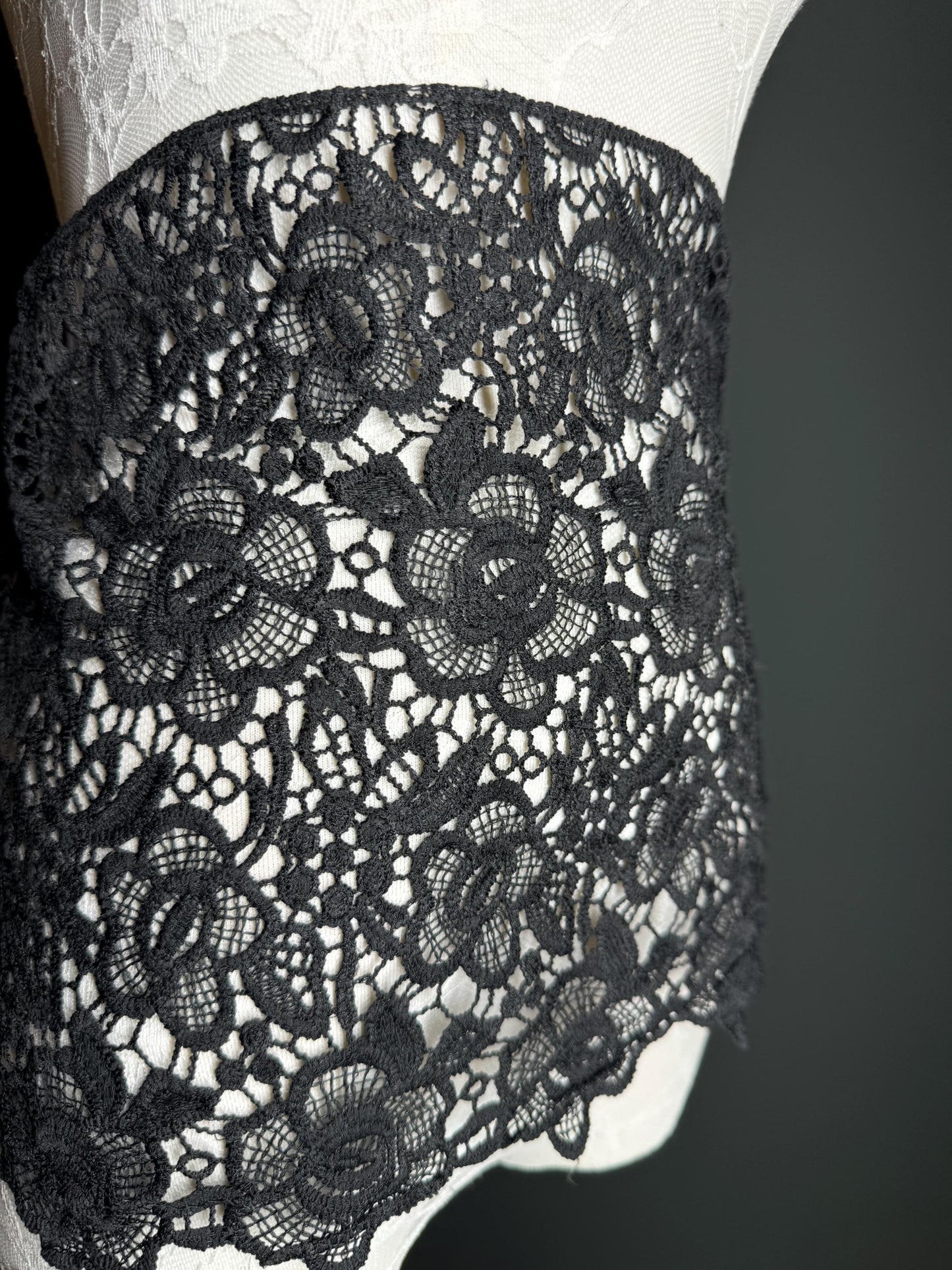 Lace Trim, 10” Wide Lace, Colourn Lace, 25cm Wide, High Quality, Dense, Dresses, Tops, Lace