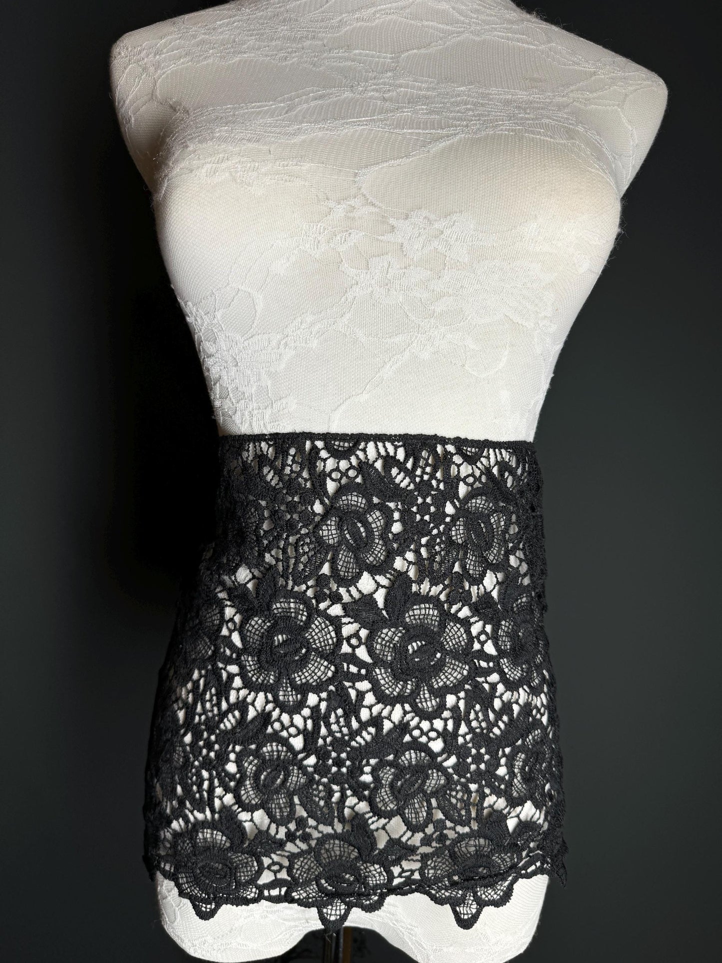Lace Trim, 10” Wide Lace, Colourn Lace, 25cm Wide, High Quality, Dense, Dresses, Tops, Lace