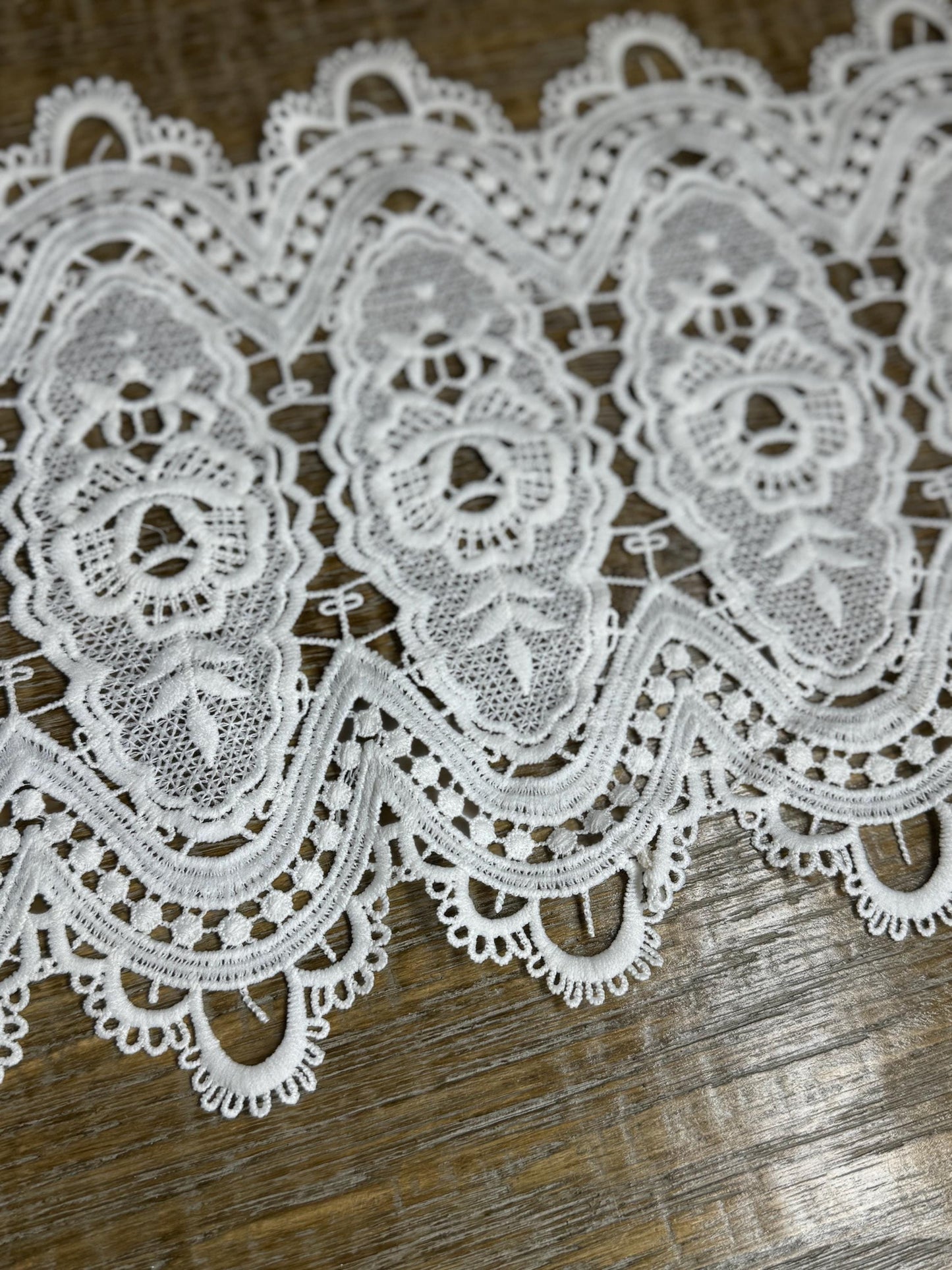 Lace Trim, 10” Wide Lace, Colourn Lace, 25cm Wide, High Quality, Dense, Dresses, Tops, Lace