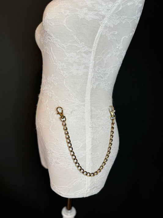 Jeans Chain, 5 size selection, Silver, Gold, Antique Brass