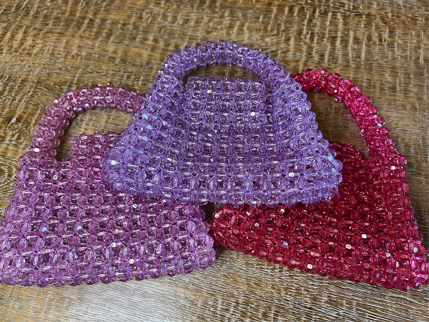 Handbag, Translucent Crystal Faceted Beads, FAN Apparel, 11 Colours, Gift, Unique Design, Fashionable Handbag, FAN Exclusive