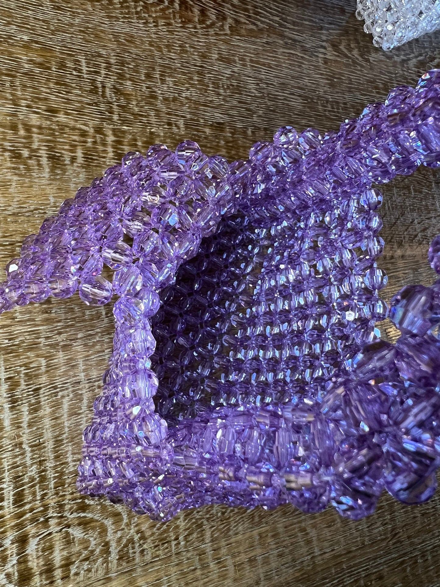 Handbag, Translucent Crystal Faceted Beads, FAN Apparel, 11 Colours, Gift, Unique Design, Fashionable Handbag, FAN Exclusive