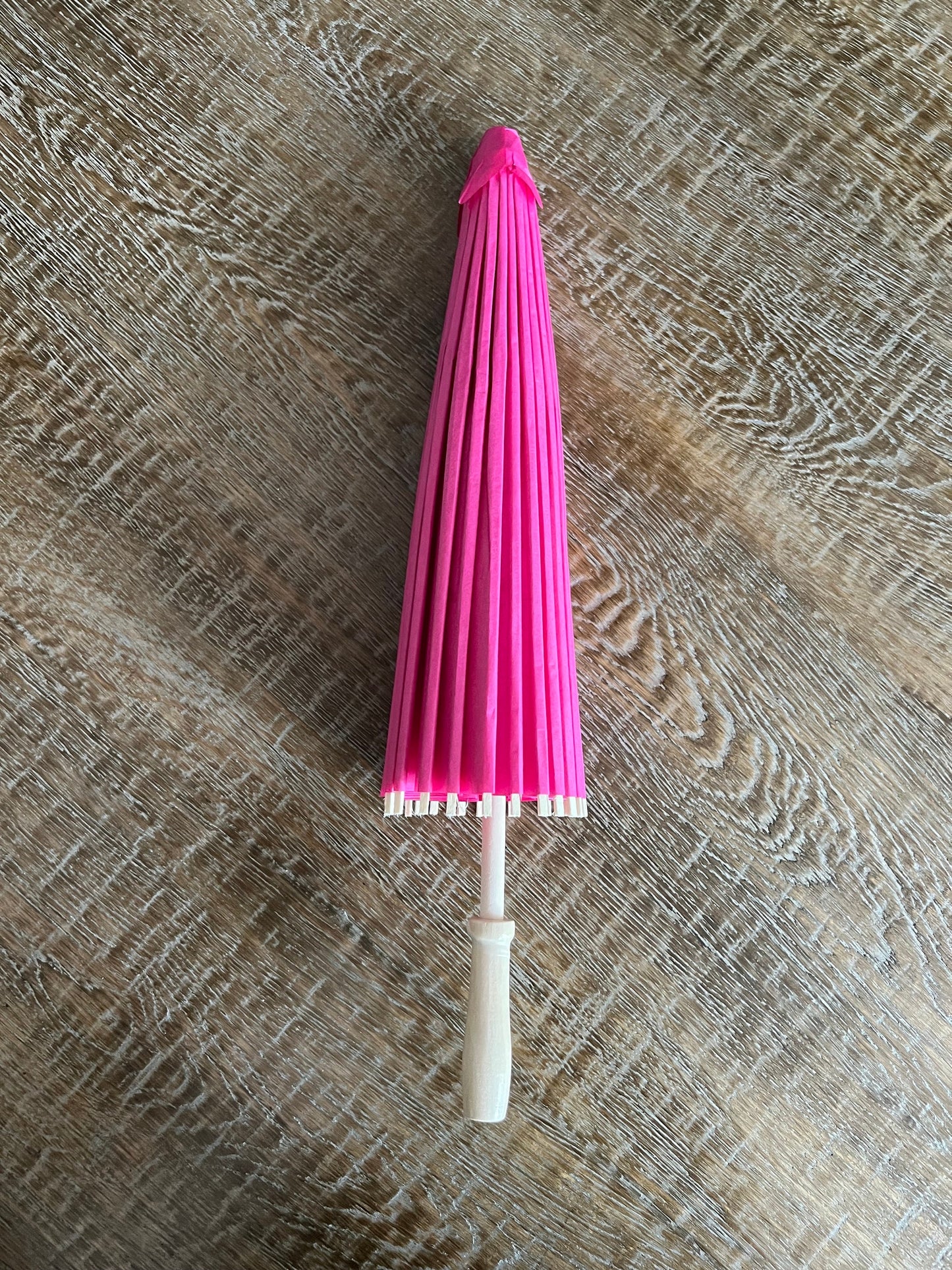 Cerise Pink Umbrella, Decorative, Party, Bridesmaid Umbrella, Gift, Sun Umbrella, Wedding, Bridesmaid, Home Decor, Events, Display, 24” Wide