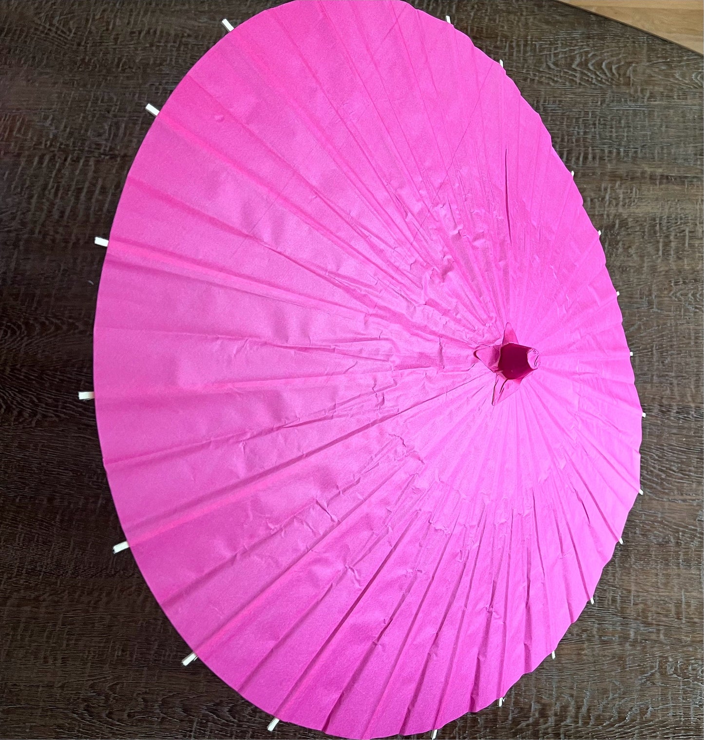 Cerise Pink Umbrella, Decorative, Party, Bridesmaid Umbrella, Gift, Sun Umbrella, Wedding, Bridesmaid, Home Decor, Events, Display, 24” Wide