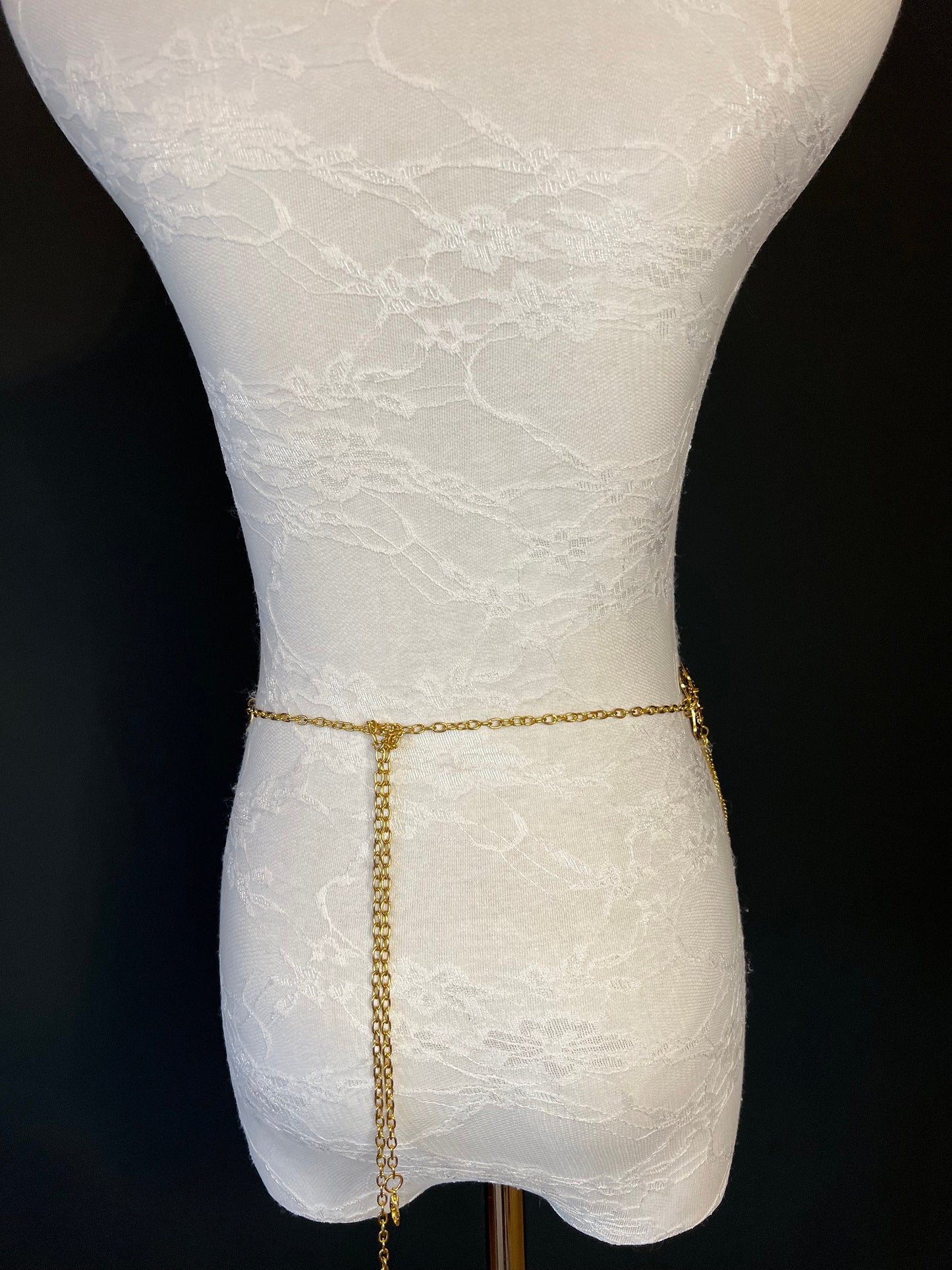 Belly Chain Delt, Antique Gold Discs 18-40 inch, Stunning Belt, Bellt Chain Belt, Handmade, Festvial, Costume, Dance