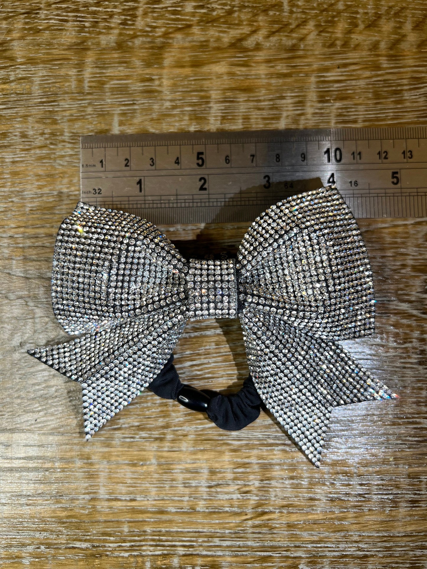 Handmade Rhinestone Bow Headband, Diamanté Jewel Hairband