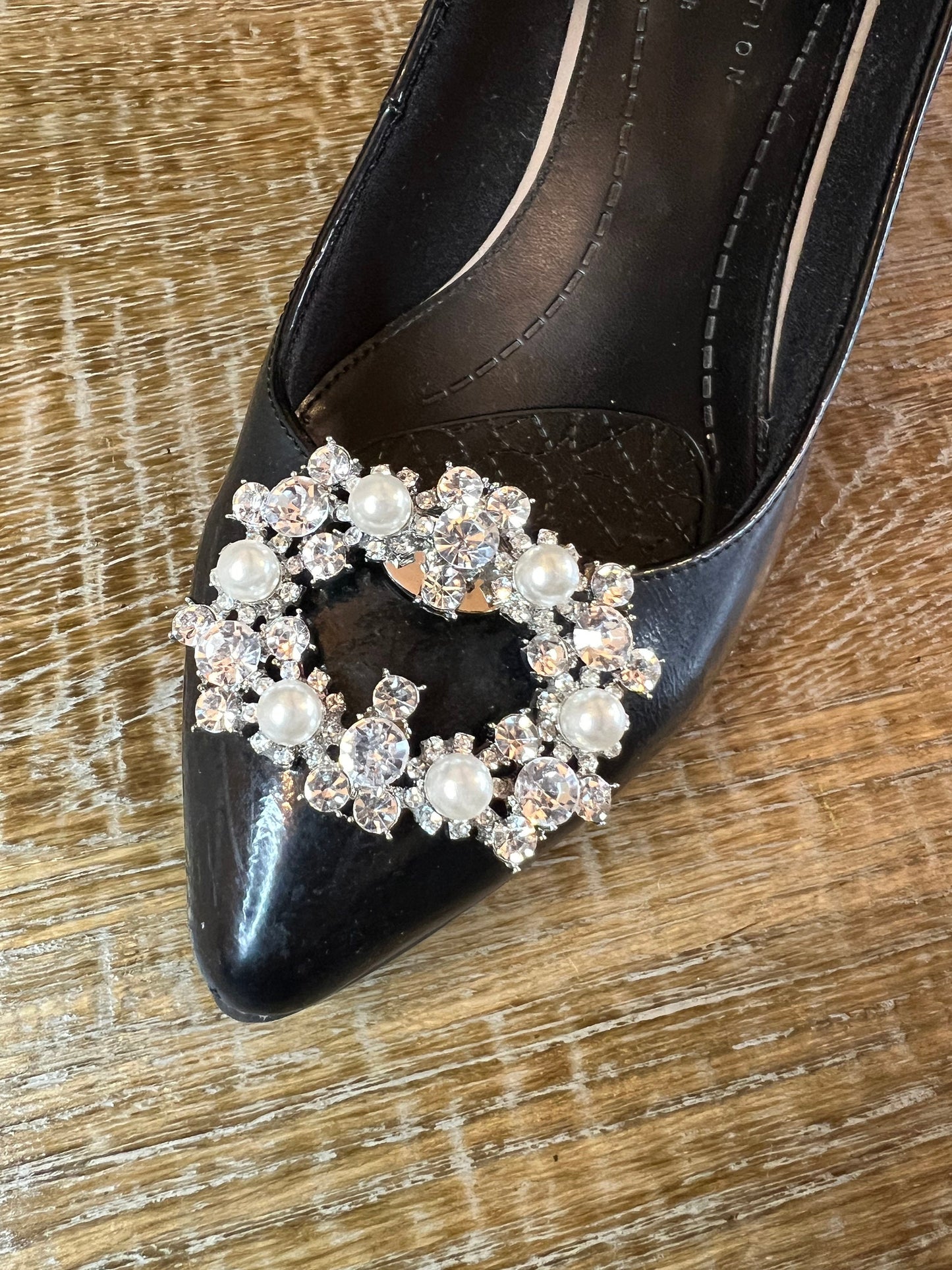 Rhinestone Pearl Shoe Clip, Bag Clip, Bridal, Bridesmaid, Party