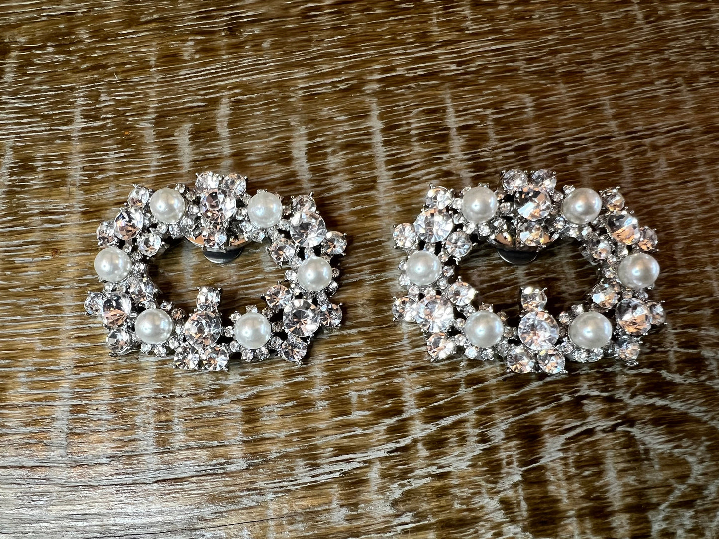 Rhinestone Pearl Shoe Clip, Bag Clip, Bridal, Bridesmaid, Party