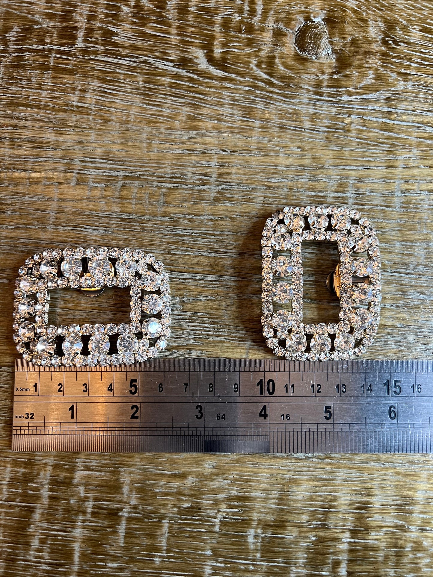 Rhinestone Shoe Clip, Bag Clip, Bridal, Bridesmaid, Party Gold