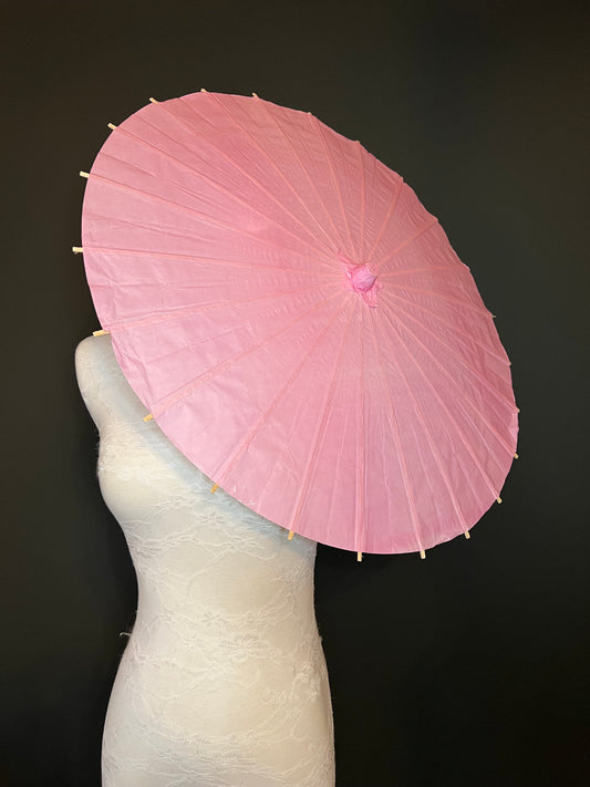 Light Pink Paper Umbrella, Bridesmaid Wedding Decor, 60cm