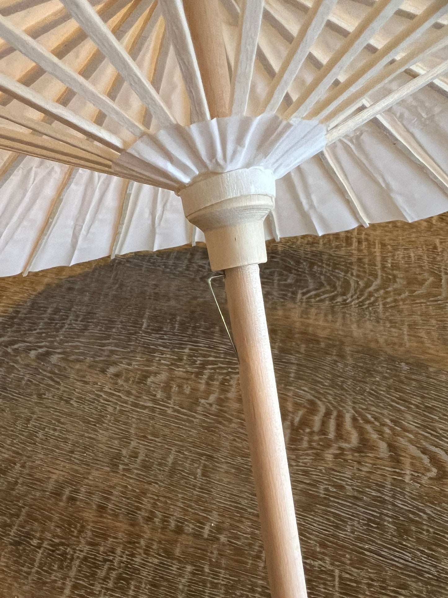 Light Pink Paper Umbrella, Bridesmaid Wedding Decor, 60cm