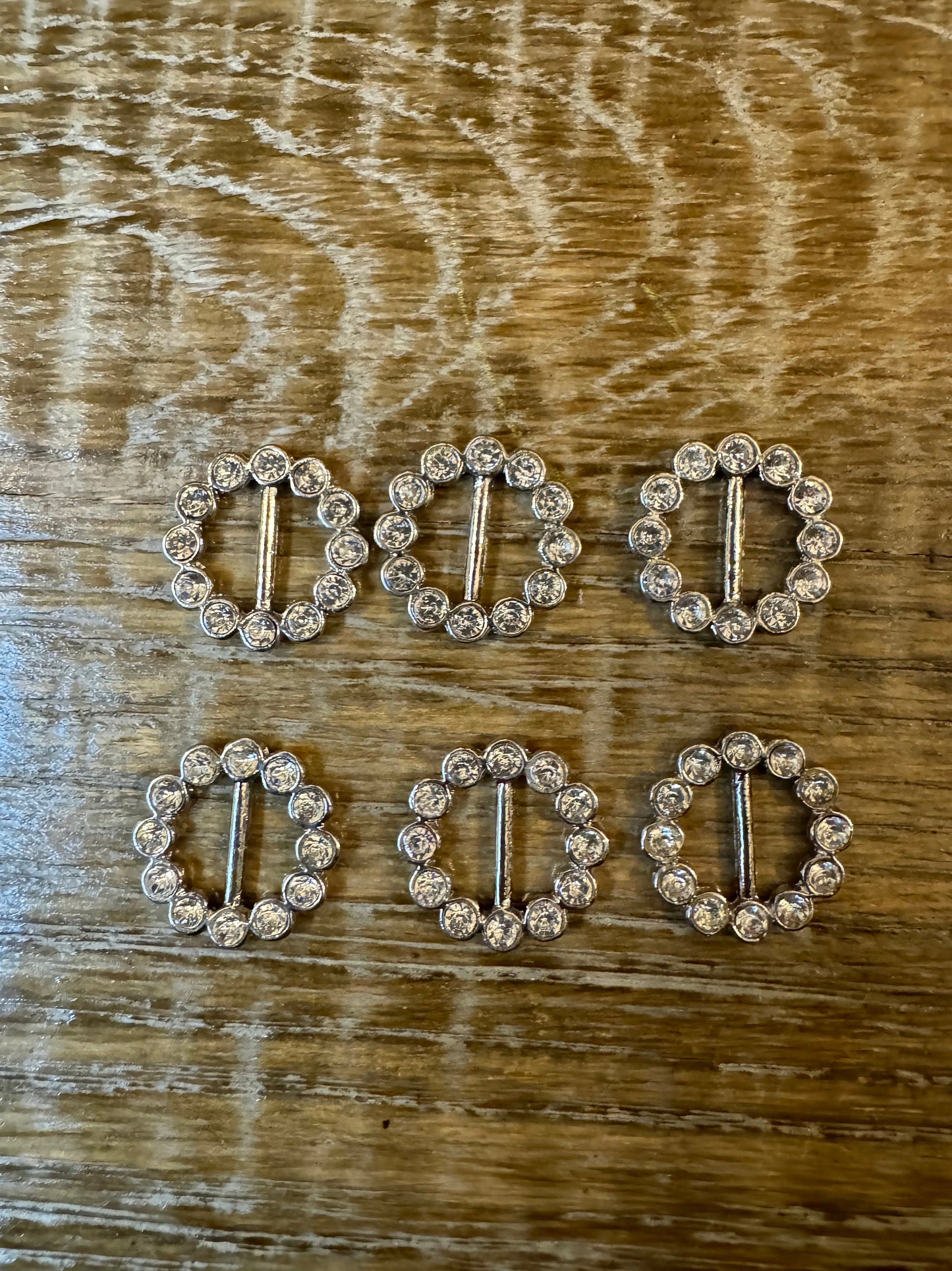 Diamanté Buckle, Silver Rhihestone Metal Buckle, 1cm Middle Bar, Slider, Belt Buckle, Bra Straps Swimwear, Costumes, Couture, Elegant