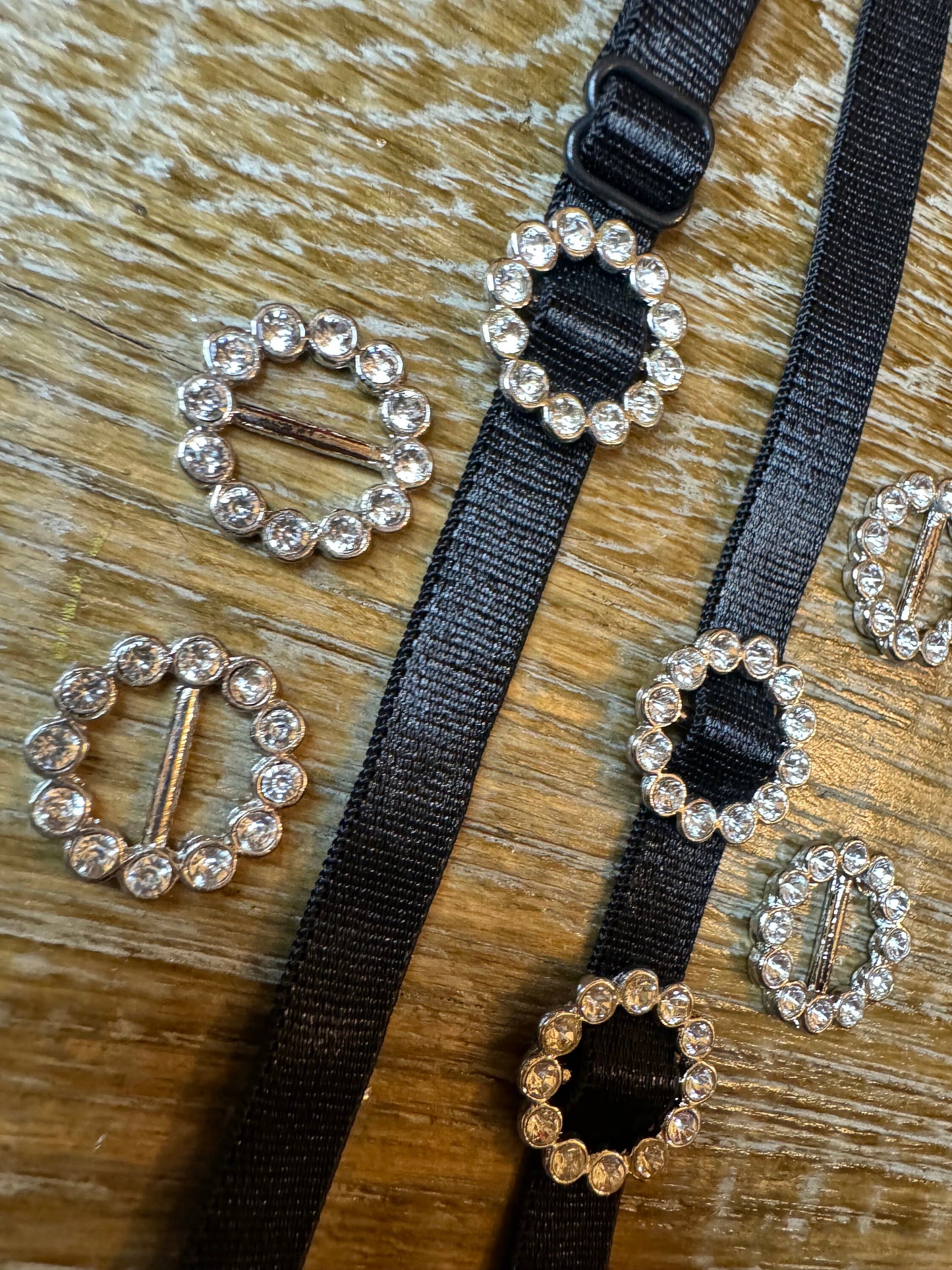 Diamanté Buckle, Silver Rhihestone Metal Buckle, 1cm Middle Bar, Slider, Belt Buckle, Bra Straps Swimwear, Costumes, Couture, Elegant