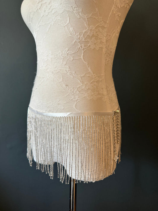 Belt, Glass Beaded Fringe Belt, 8 colours, Sizes 18 to 60 inch, FAN Design, Fashion, Costume, Dance, Festival
