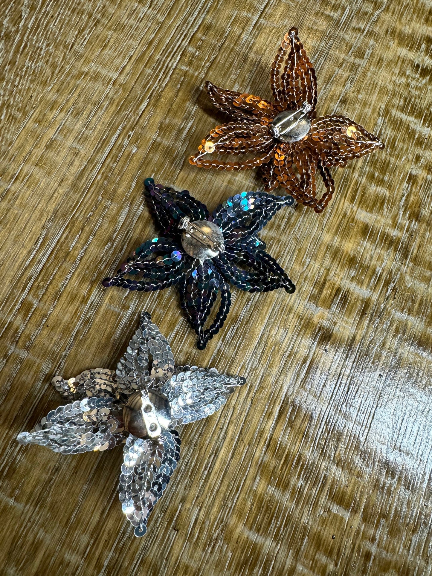 2.5” Brooch Sequins & Bead Brooch, Fashionable Brooch, Handmade, 3D Brooch, Pin on Brooch, Brooch, Fan Fashion Exclusive Design