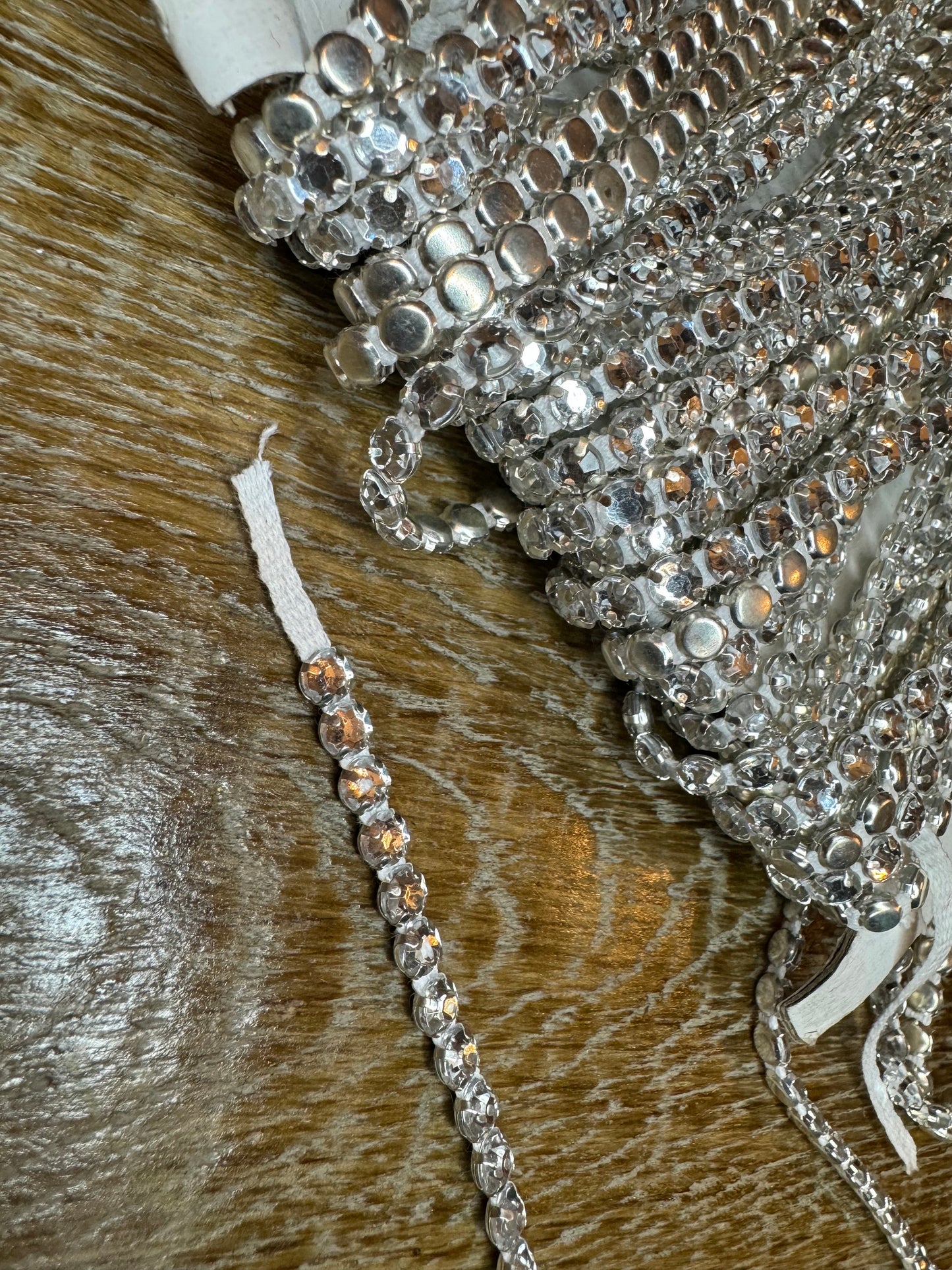 Diamante Stones, Rhinestones on Cord, Easy to sew, High Quality Single Row Rhinestones, Glue on, Sew on Rhinestones, Diamanté Crystals