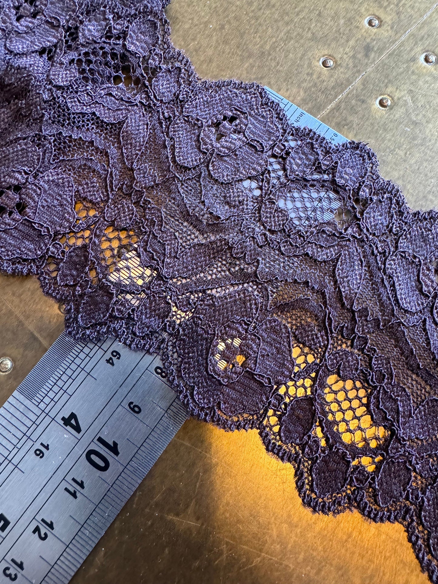 Wide Lace, 3 1/4” Wide Stretch Lace, Lace Trim, 8cm Lace, Fashionable Lace, Bandau Lace, Wide Lace, Floral Lace, Lingerie, Double Scallop