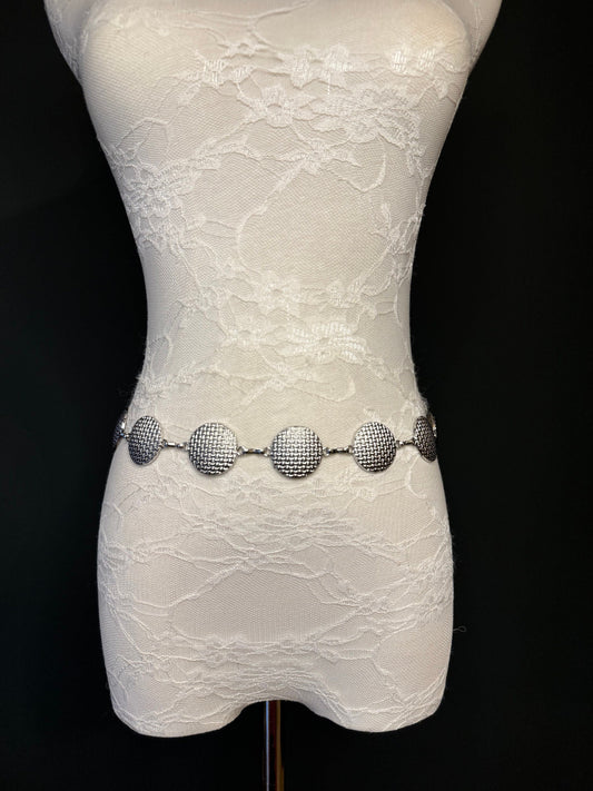 X-long Metal Belt, Elegant Fashion Belt, Teen Sizes, Sizes 18”-60”, Fan Design, Fan Collection, Gold, Silver Metal belt, Fashion Accessory