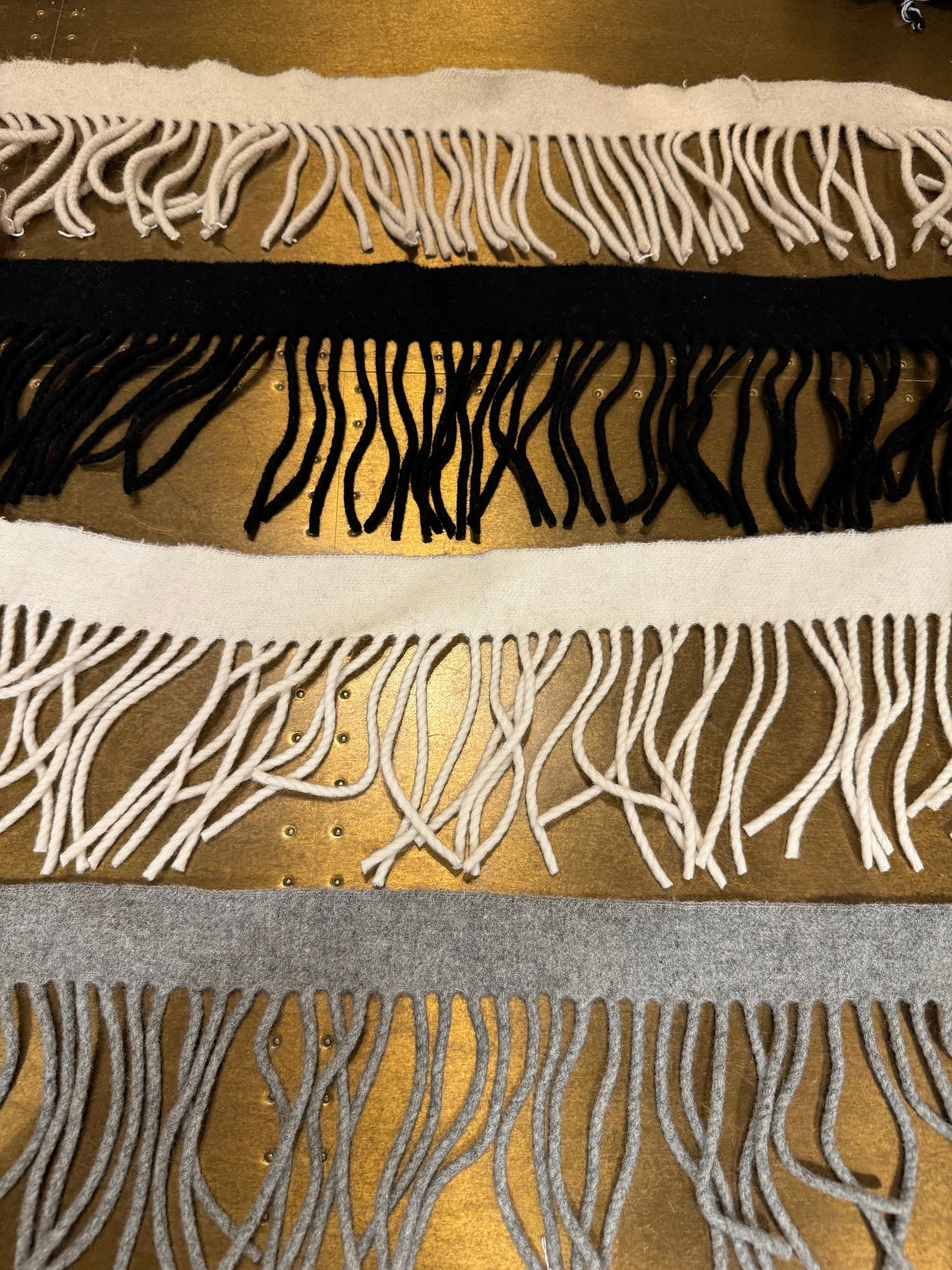 Fringe, 4.5β Wide Luxurious Soft Polyester Fringe, Tassel, Blanket Fringe, 4 Colours, Furnishings, Craft, Clothing, 11cm wide, Knitwear
