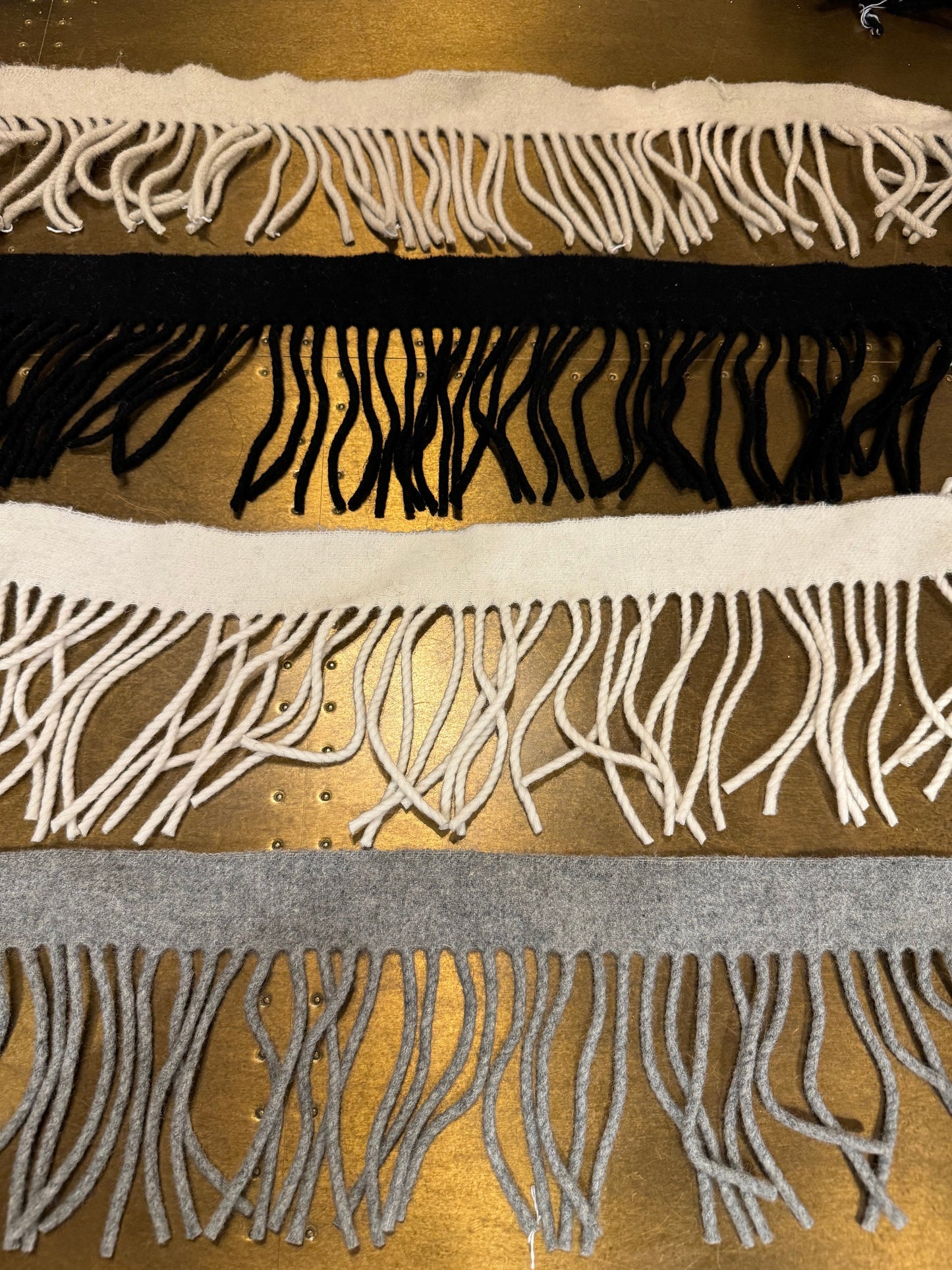 Fringe, 4.5β Wide Luxurious Soft Polyester Fringe, Tassel, Blanket Fringe, 4 Colours, Furnishings, Craft, Clothing, 11cm wide, Knitwear