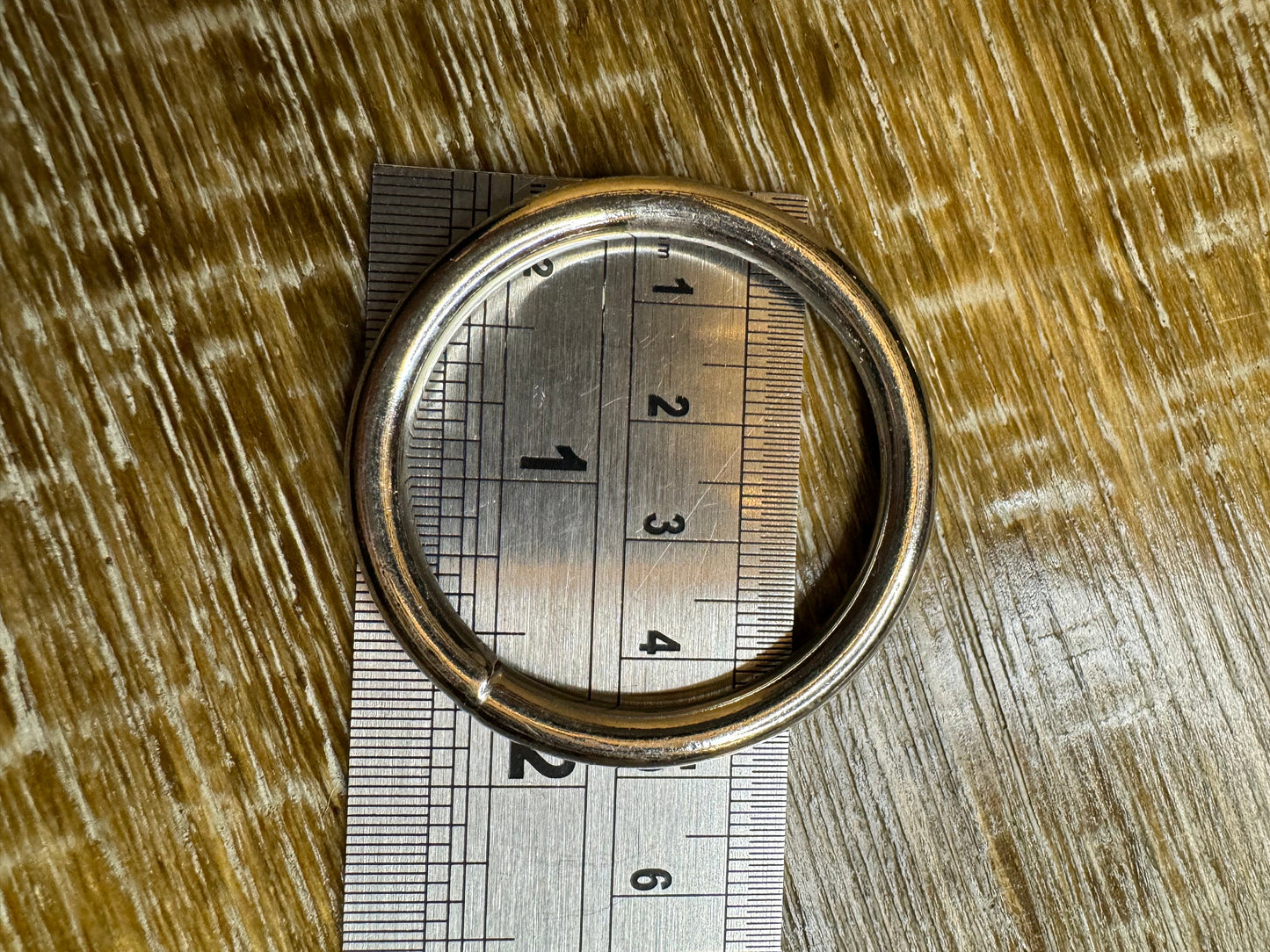 Thick Metal Ring, 5mm Thickness Silver Metal Ring, High Quality, Welded Metal Ring, Shiny Metal Silver Ring, 49mm, 2”,Bags, Clothing, Crafts