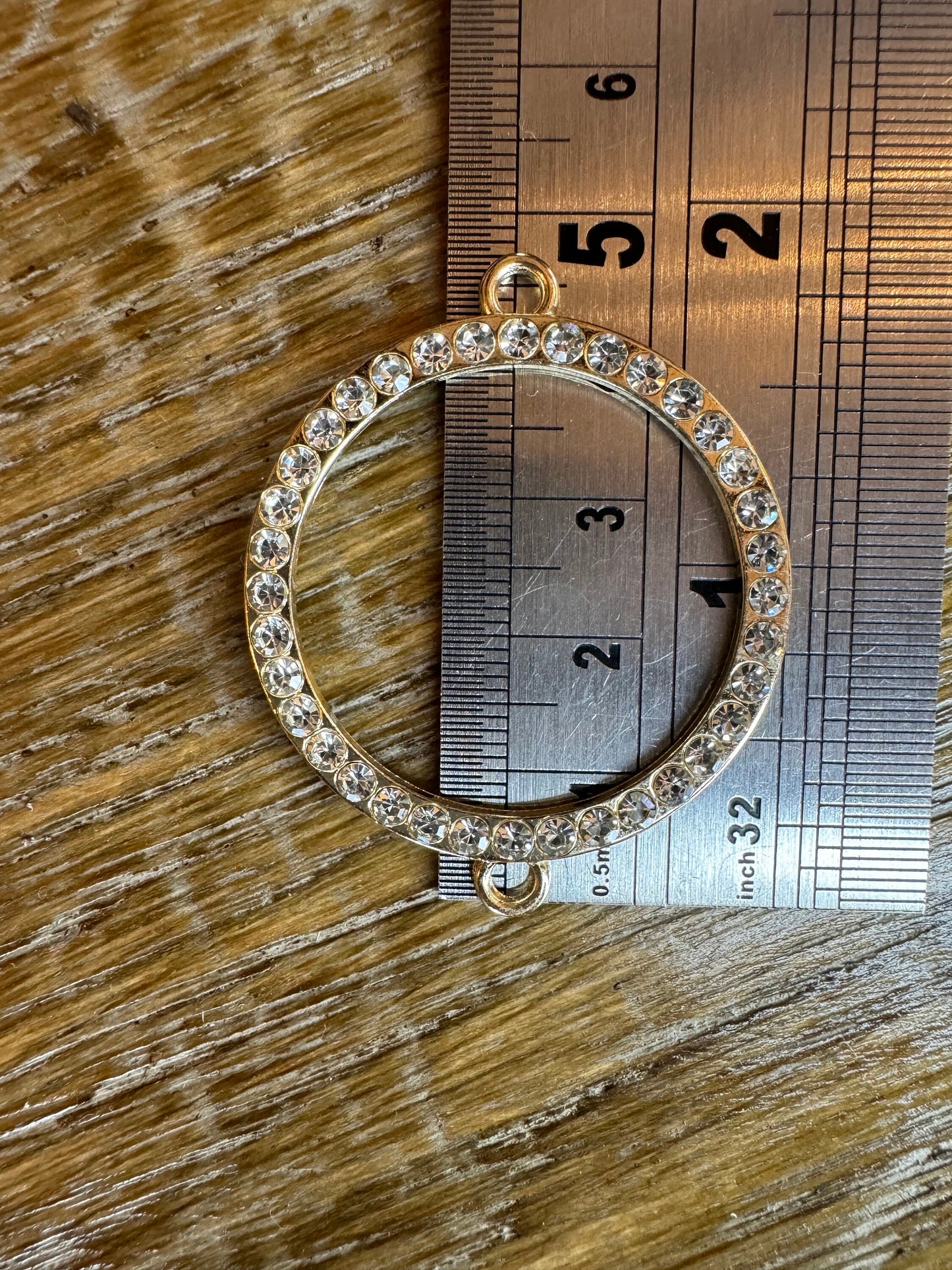 4cm Diamanté Solid Metal Rings, Rhinestone Rings, Silver, Gold, Swimwear, Crafts, Clothing, Belts Ring, Metal Ring, Buckle, Linked Rings