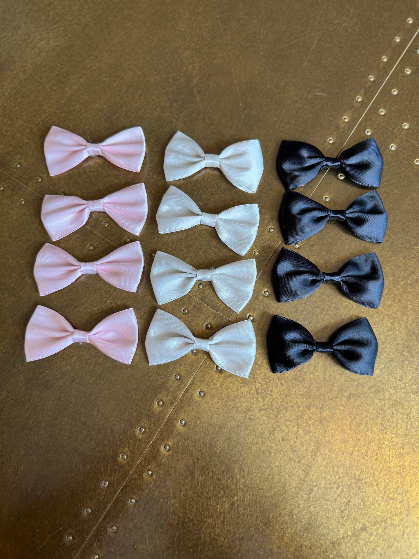 6pcs Bows, Sew on Bow, Handmade Bow, Gifts, Wrapping, Satin Bow, Bow, Fashion Bow, Clothing, Crafts, Bags, Cards, Furnishings, 3.5”x1.5”